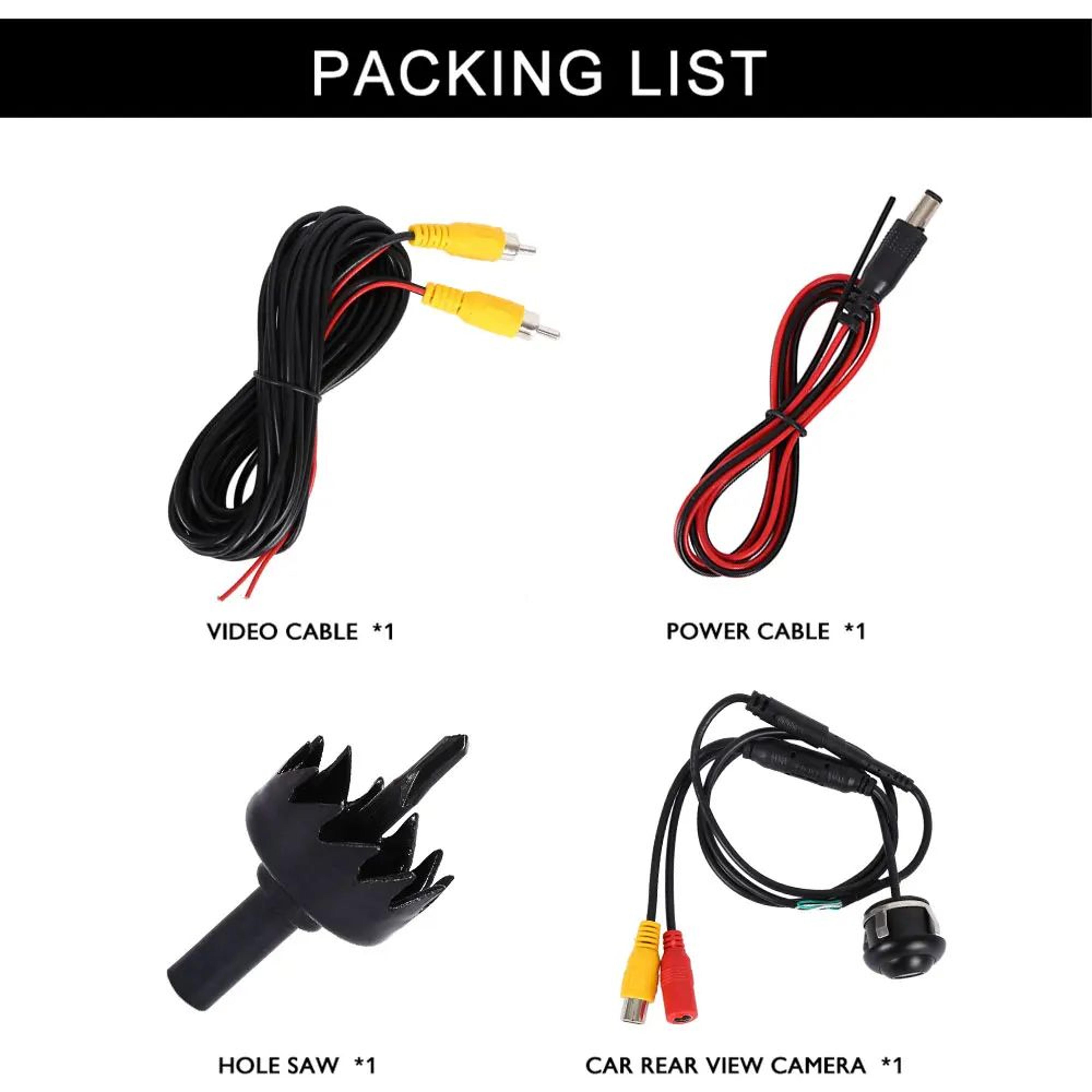 HD Wide Angle Car Backup Camera With Night Vision For Safe Reverse Parking 2
