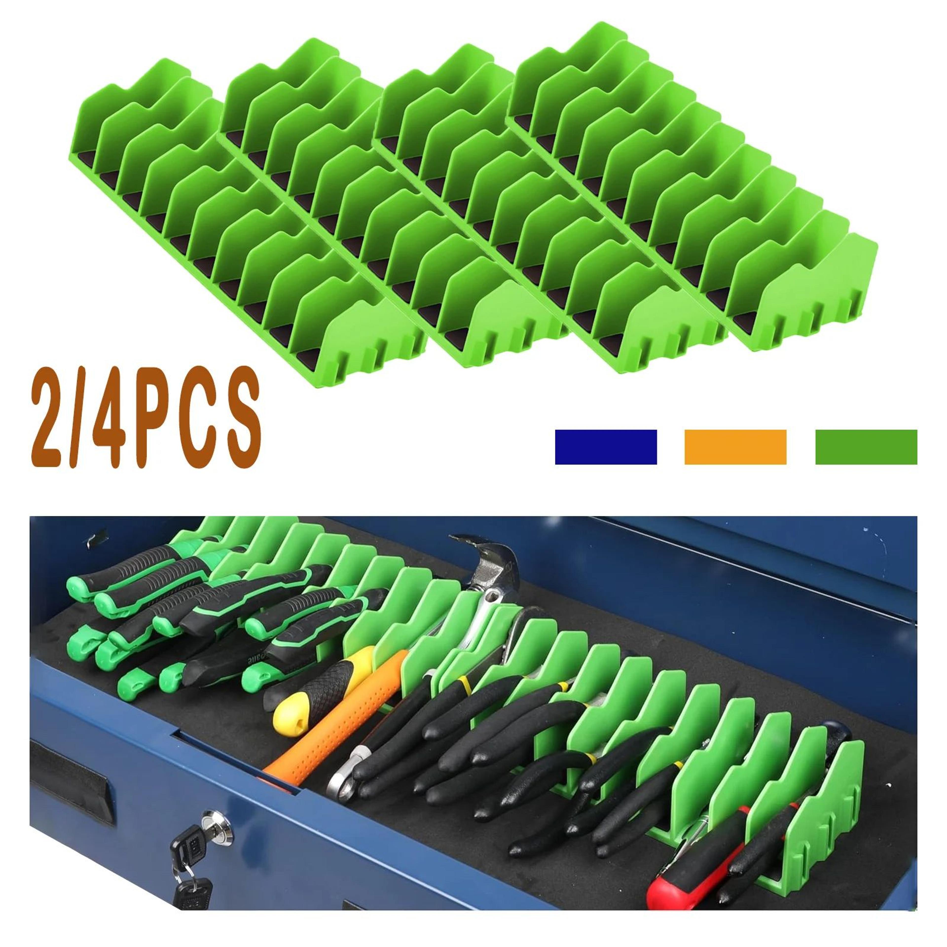 10 Slot Plier Organizer Rack Non Slip Toolbox Storage Holder Set 0