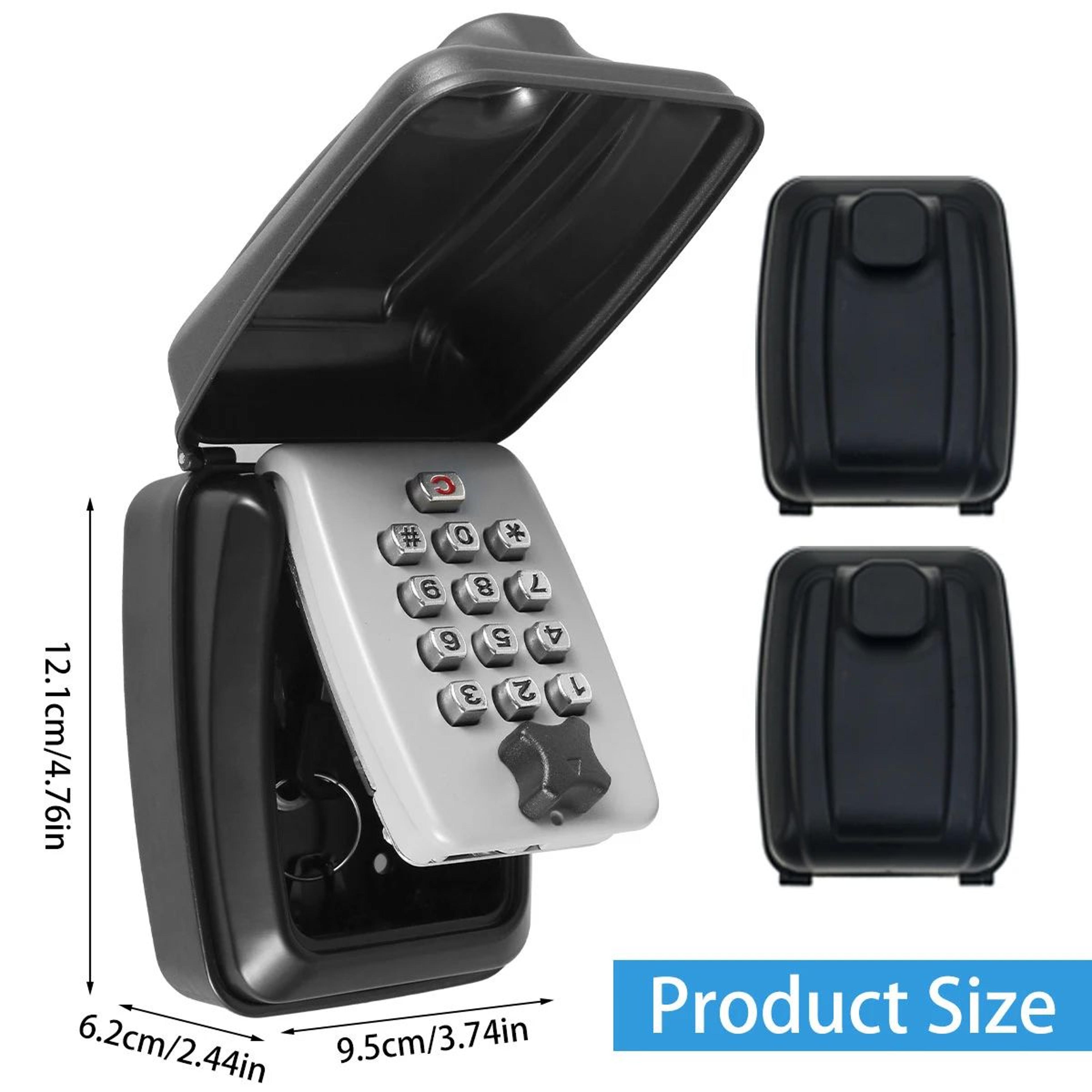 Wall Mounted Key Lock Box With Combination Code Secure Outdoor Key Storage 12