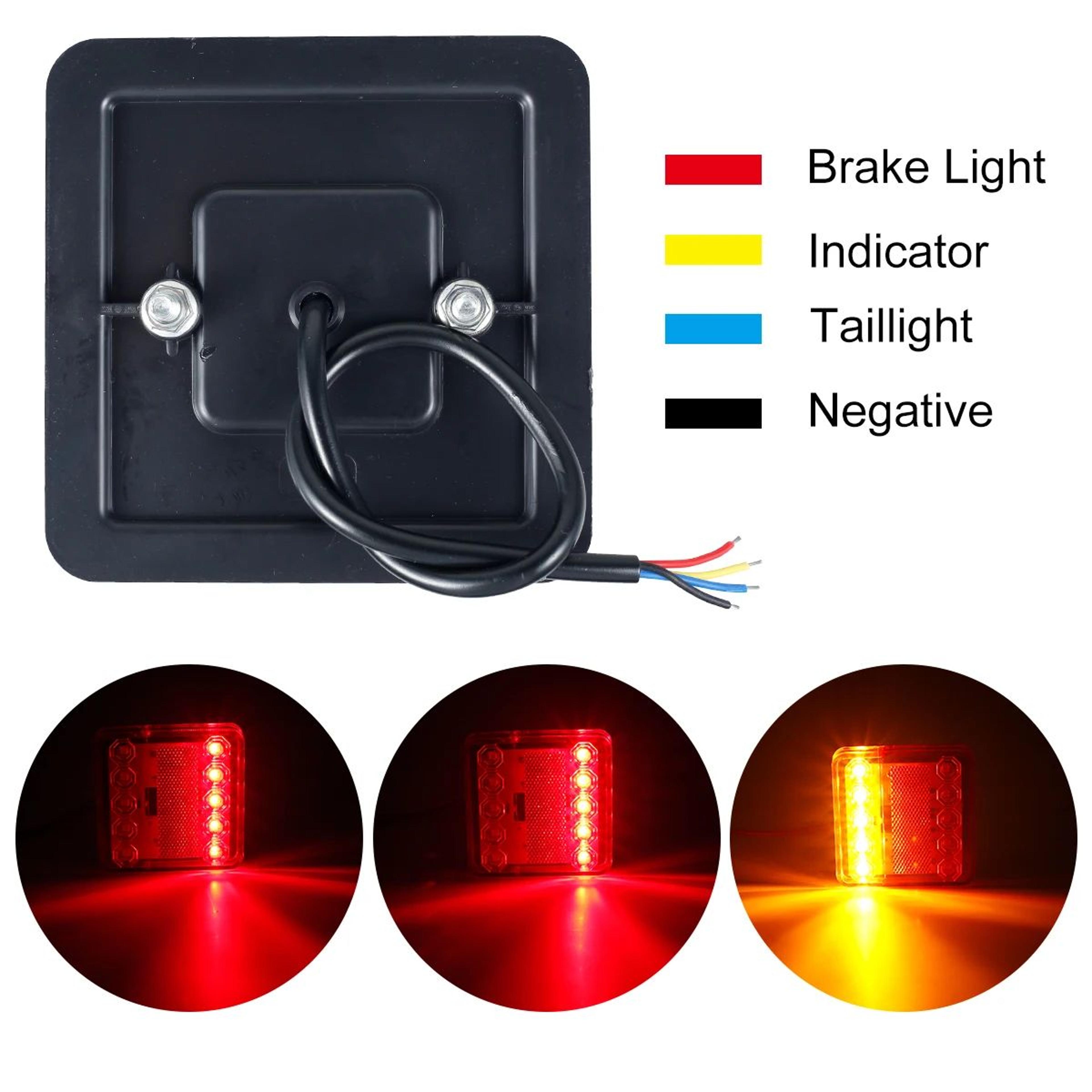 Waterproof LED Trailer Tail Lights Bright Rear Signal Lights For Trucks And Trailers 1