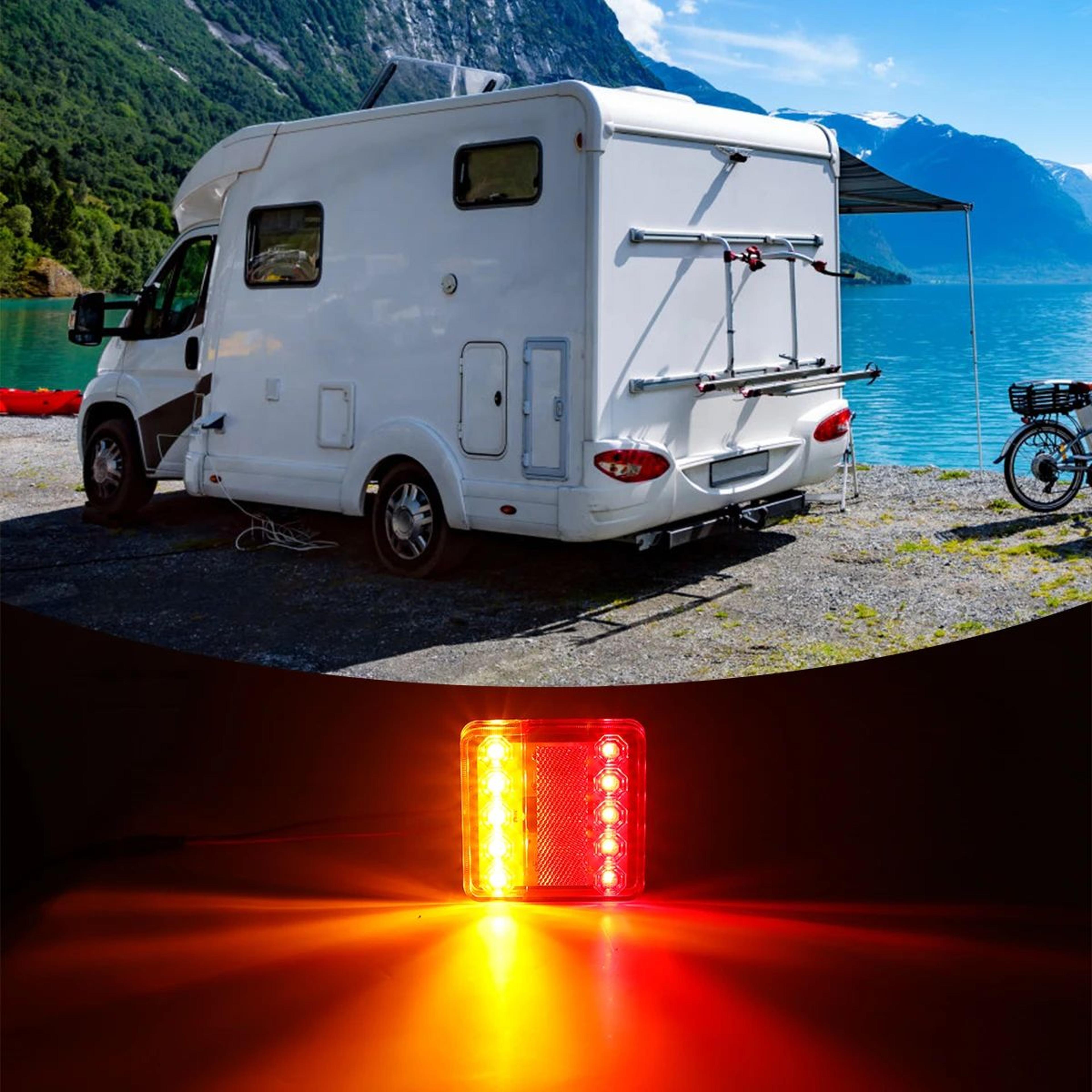 Waterproof LED Trailer Tail Lights Bright Rear Signal Lights For Trucks And Trailers 4