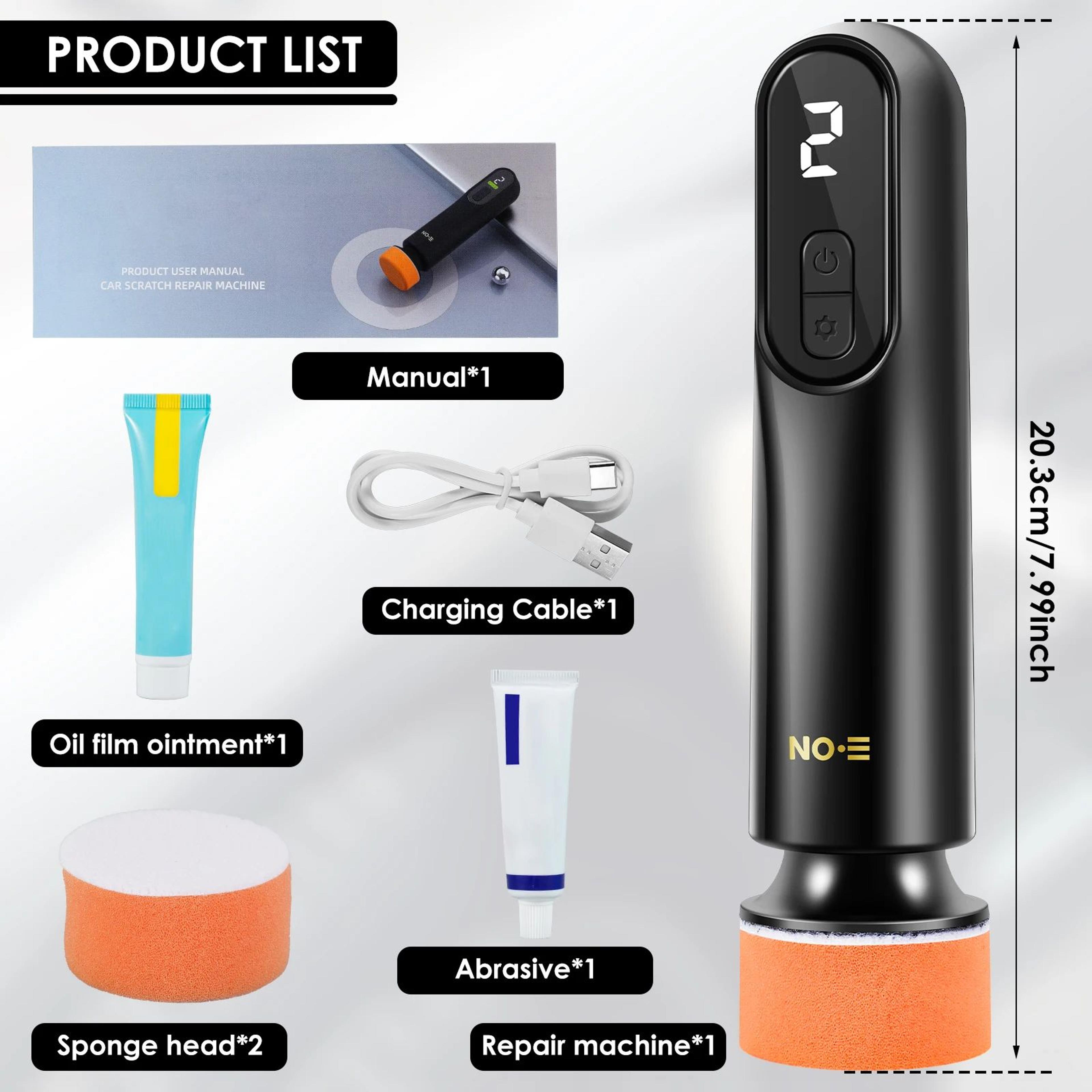 ProShine Wireless Car Polisher Machine With Adjustable Speed Control 8