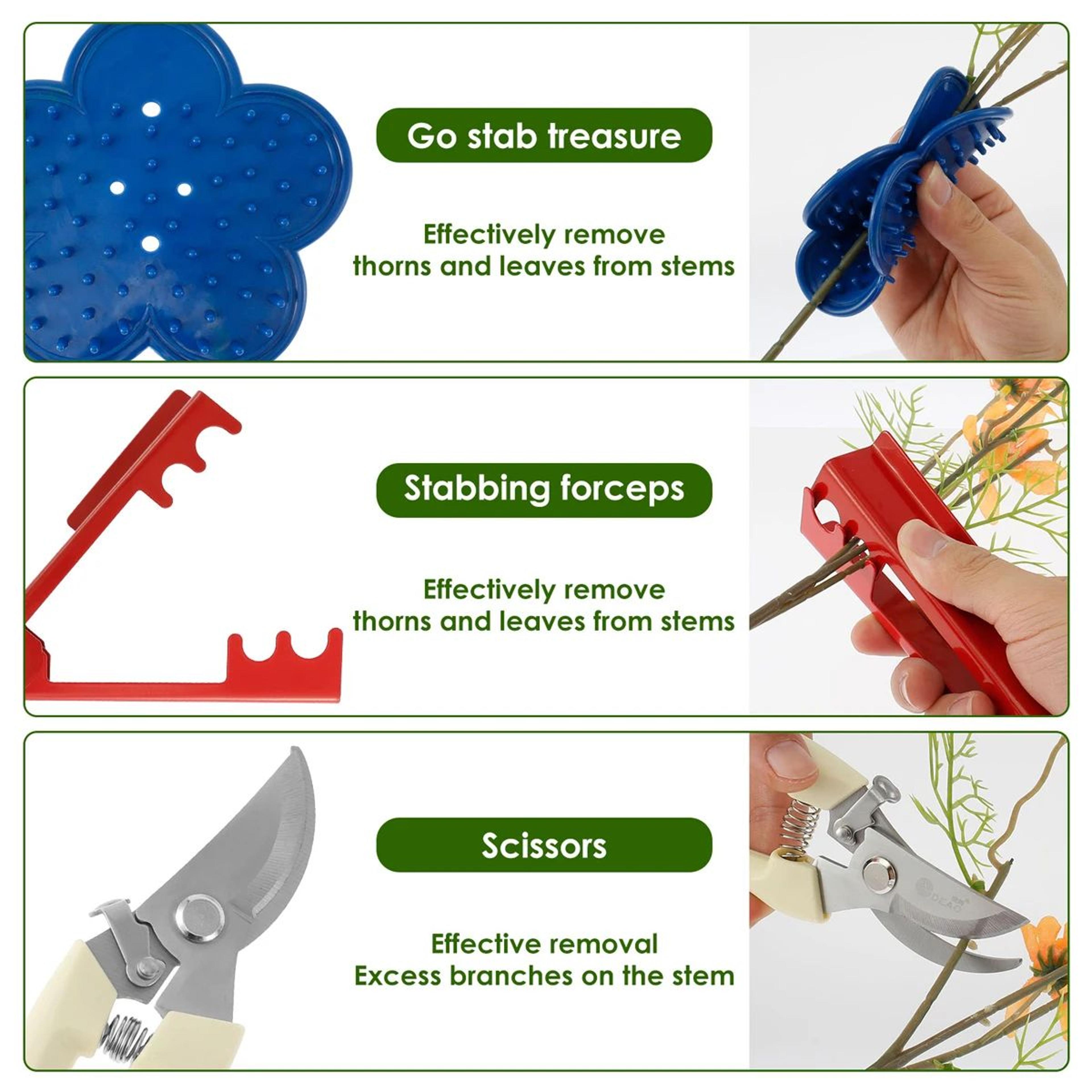 RoseEase Thorn Stripper Tool With Gloves For Safe Gardening 3