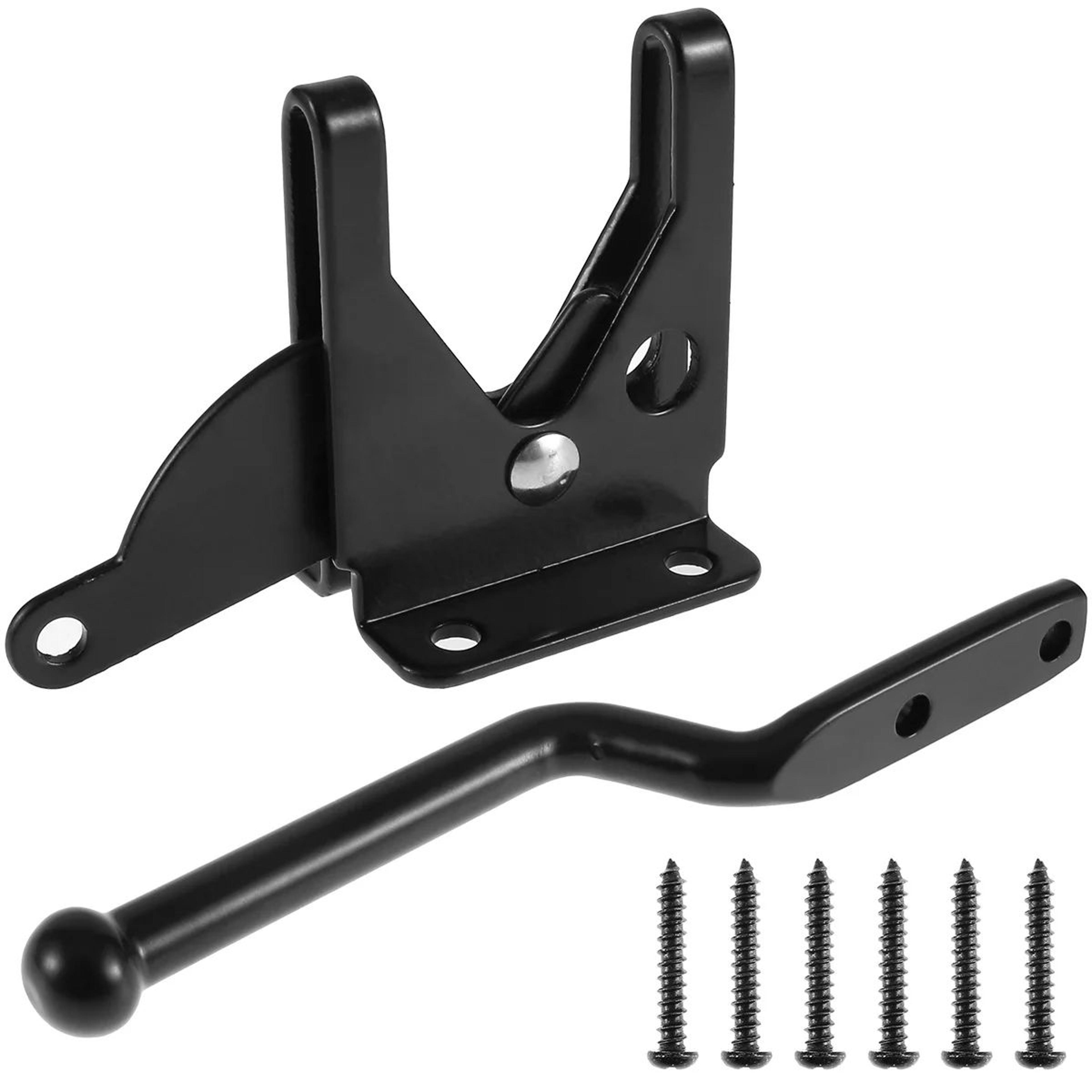 Heavy Duty Self Locking Gate Latch Secure Steel Fence Lock System 6