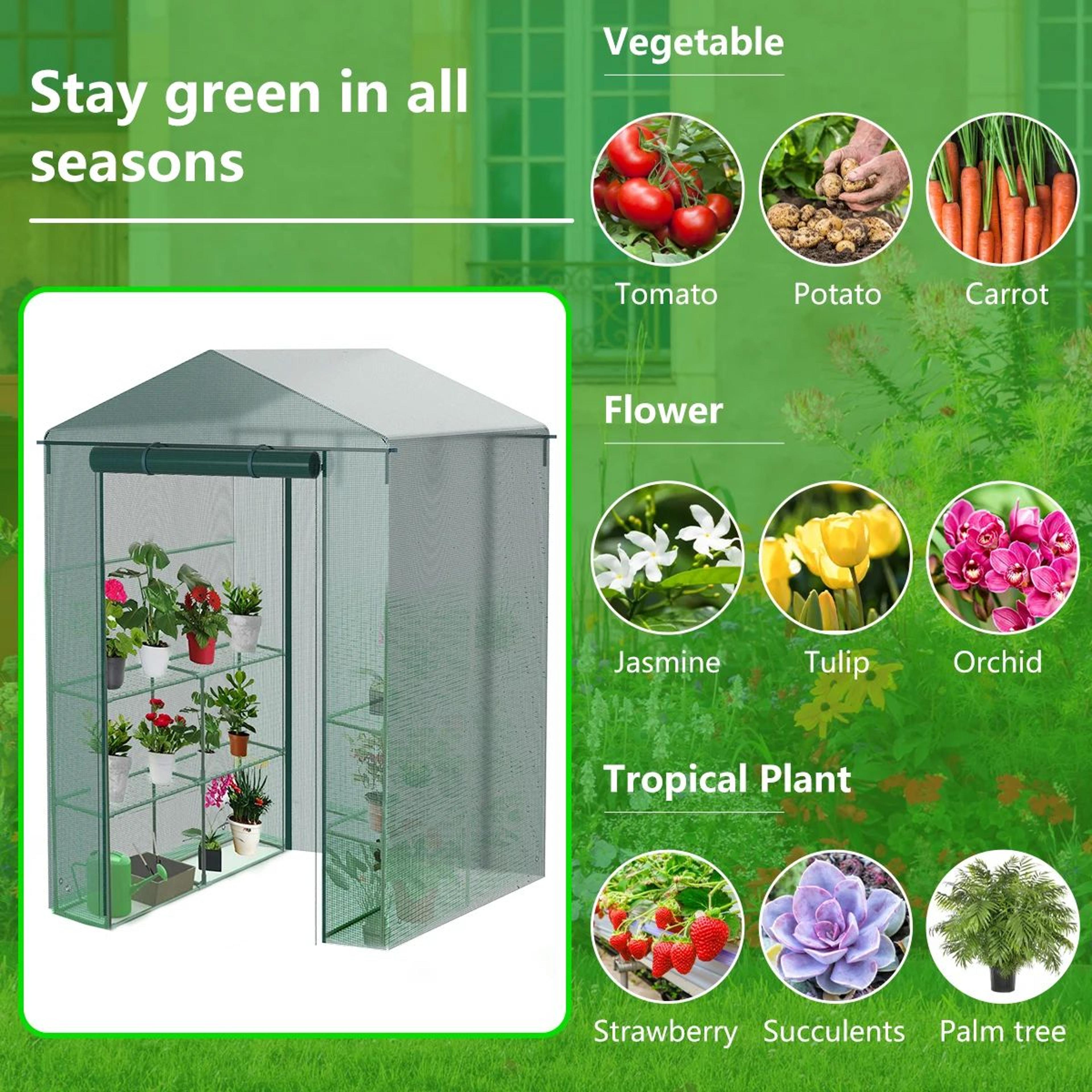 Waterproof PVC Plant Cover Garden Protective Tarpaulin Greenhouse Shield For Balcony And Outdoor Pl 4