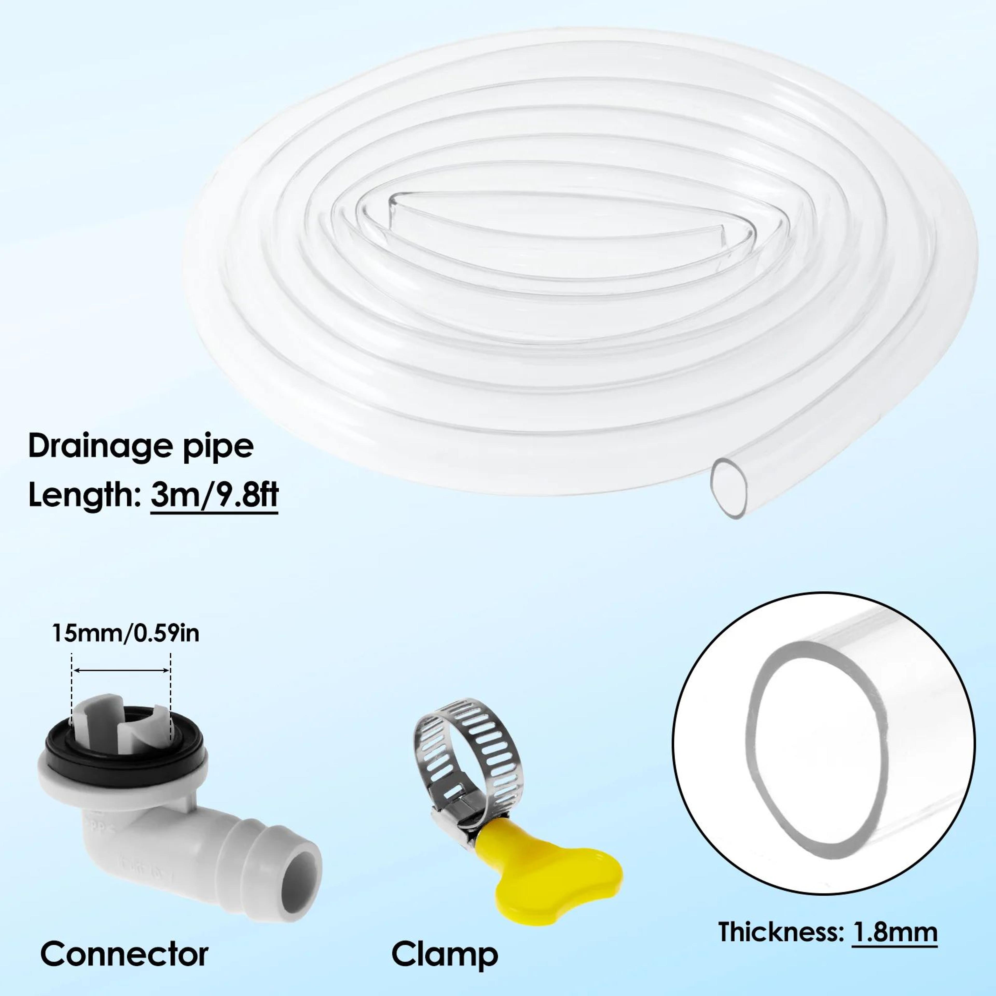 Leak Proof Air Conditioner Drain Hose Extension 98FT Pipe For Mini Split AC Units 7