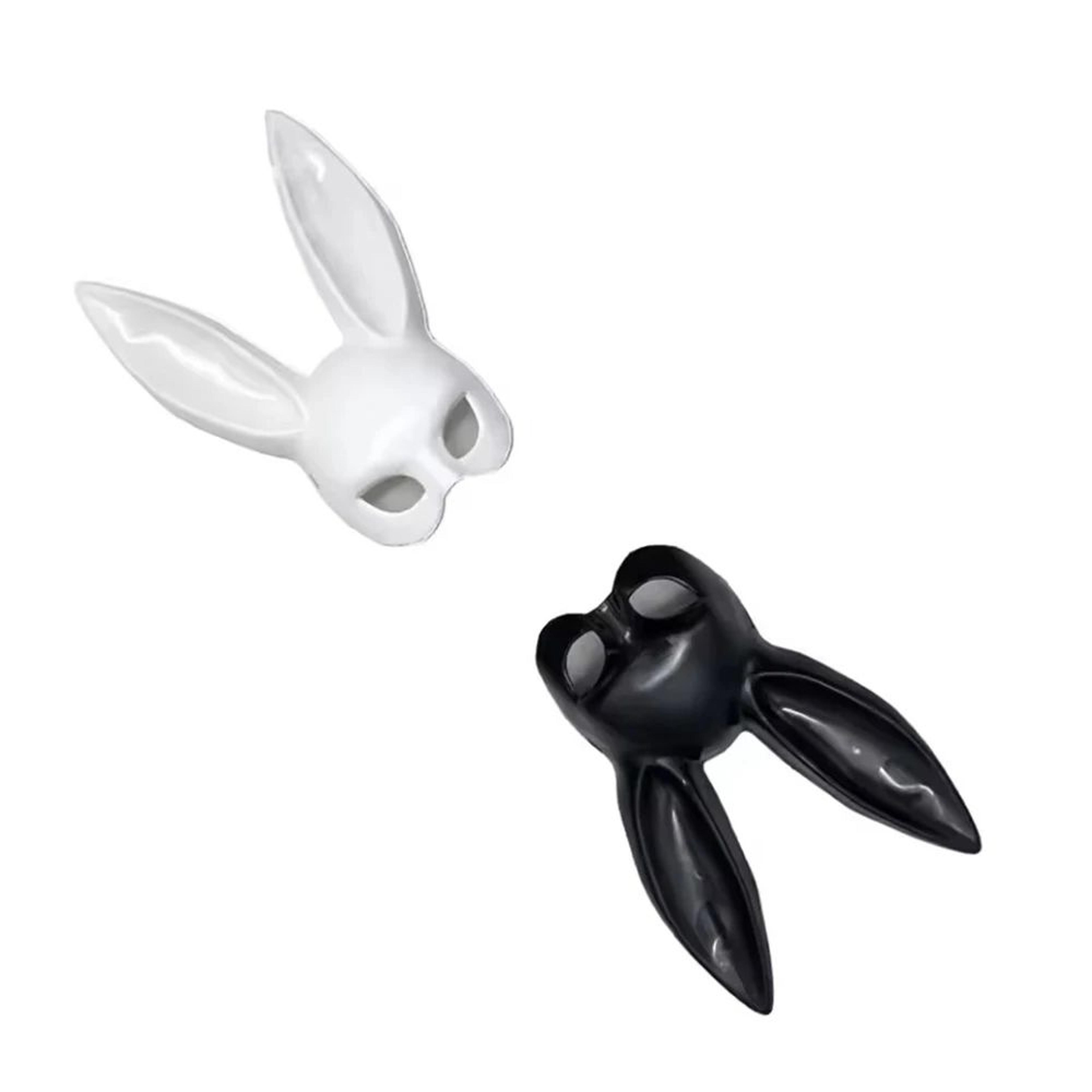 Cartoon Bunny Half Face Mask For Costume Party And Cosplay 4