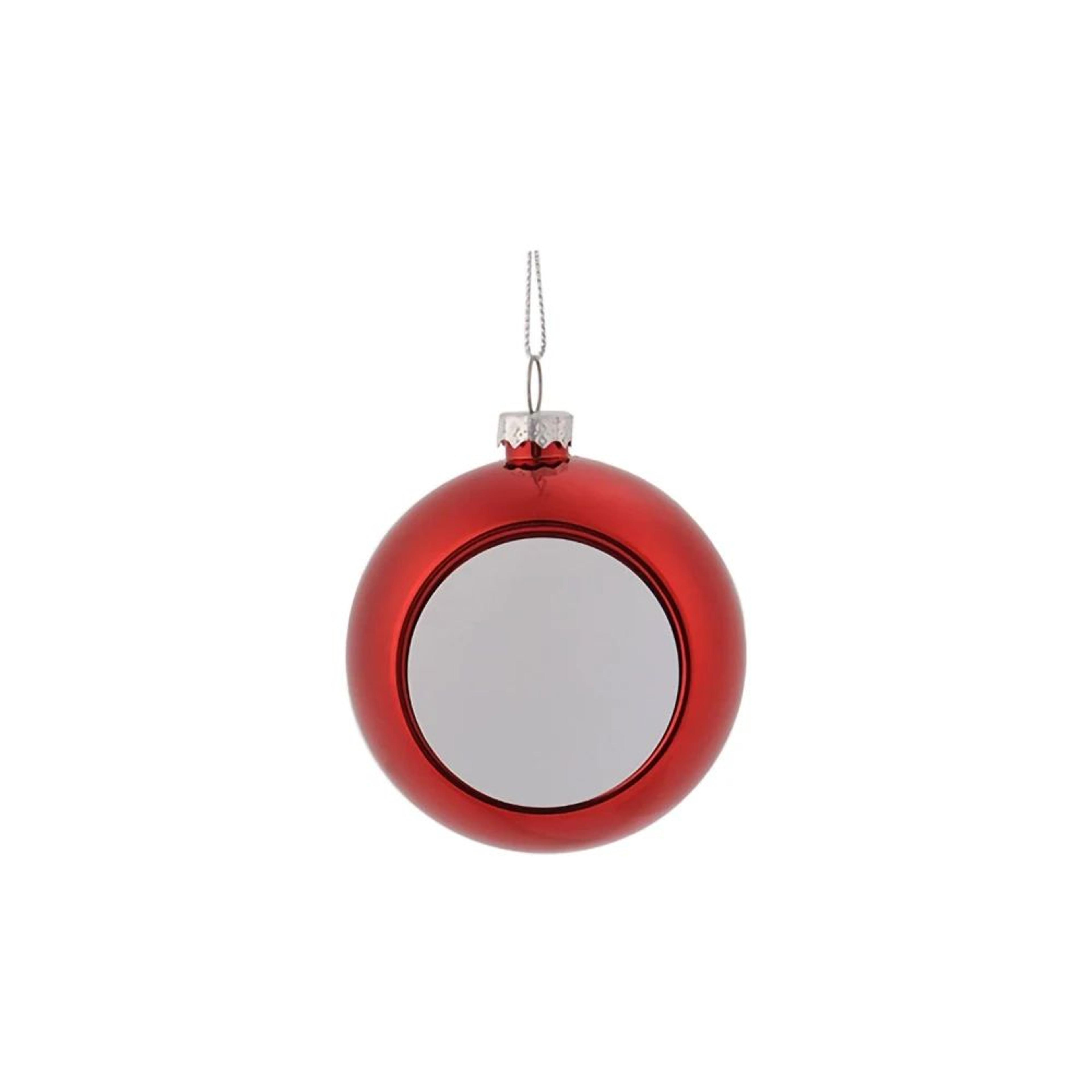 Custom Sublimation Christmas Ball Ornament Blank For DIY Photo Gifts 10
