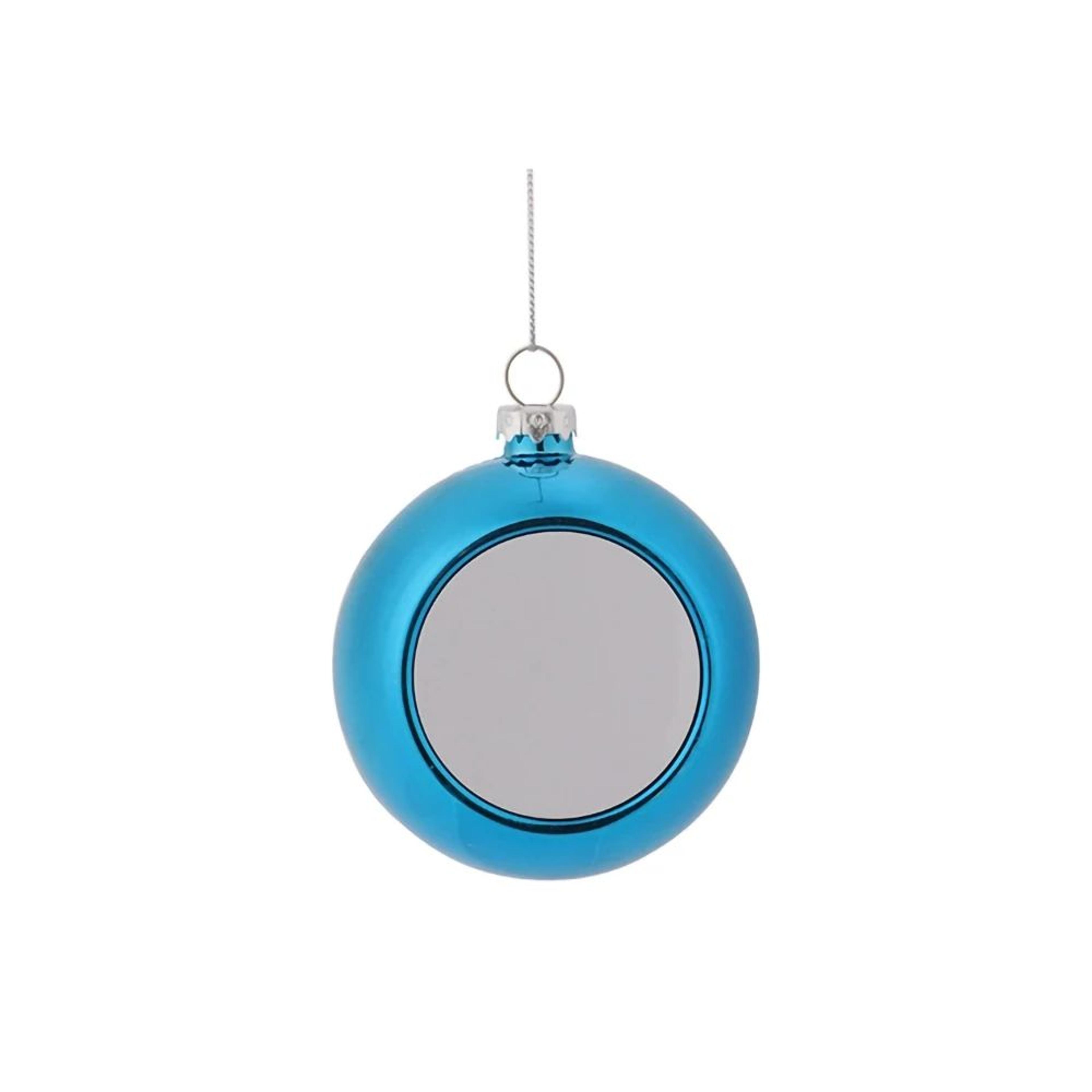 Custom Sublimation Christmas Ball Ornament Blank For DIY Photo Gifts 6