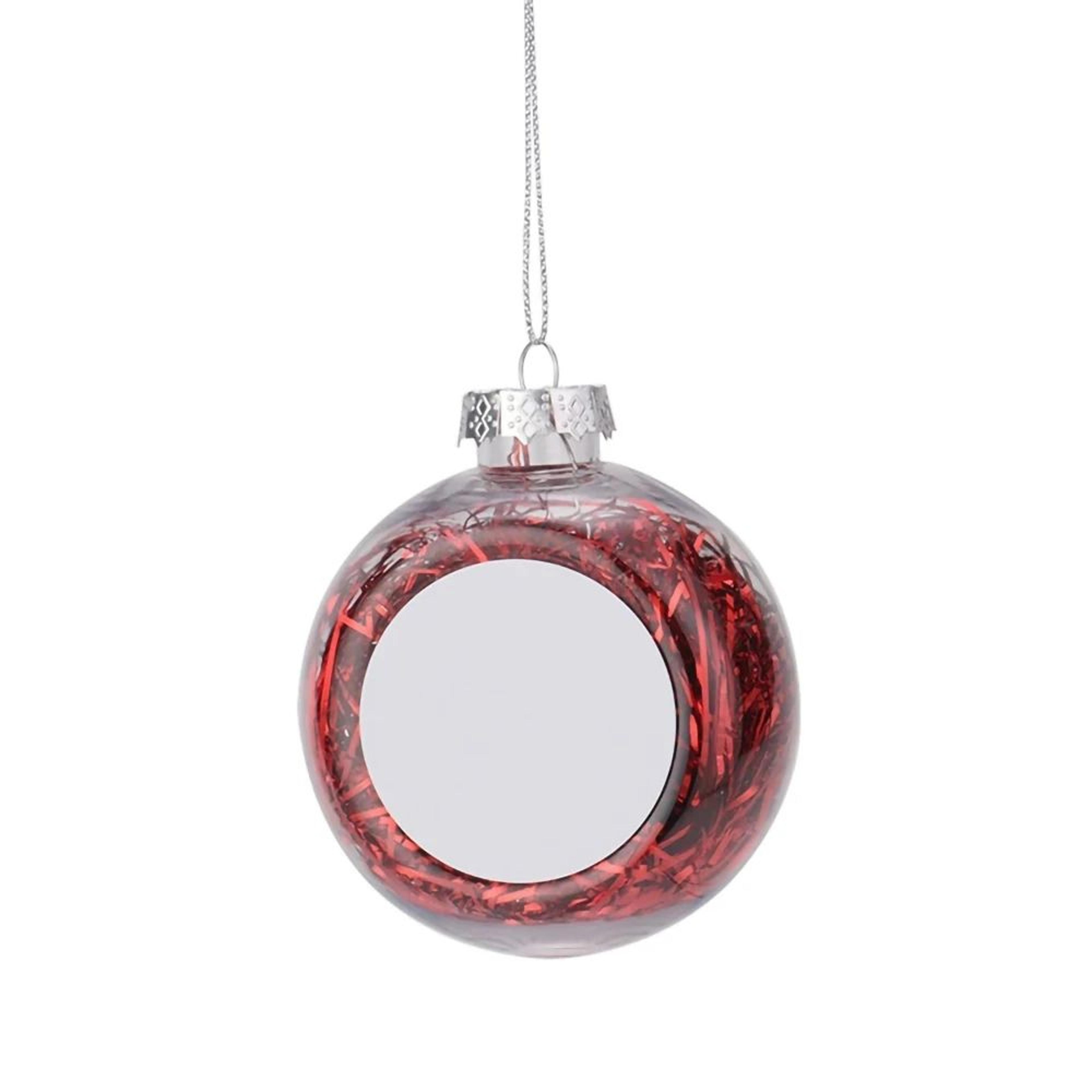 Custom Sublimation Christmas Ball Ornament Blank For DIY Photo Gifts 14