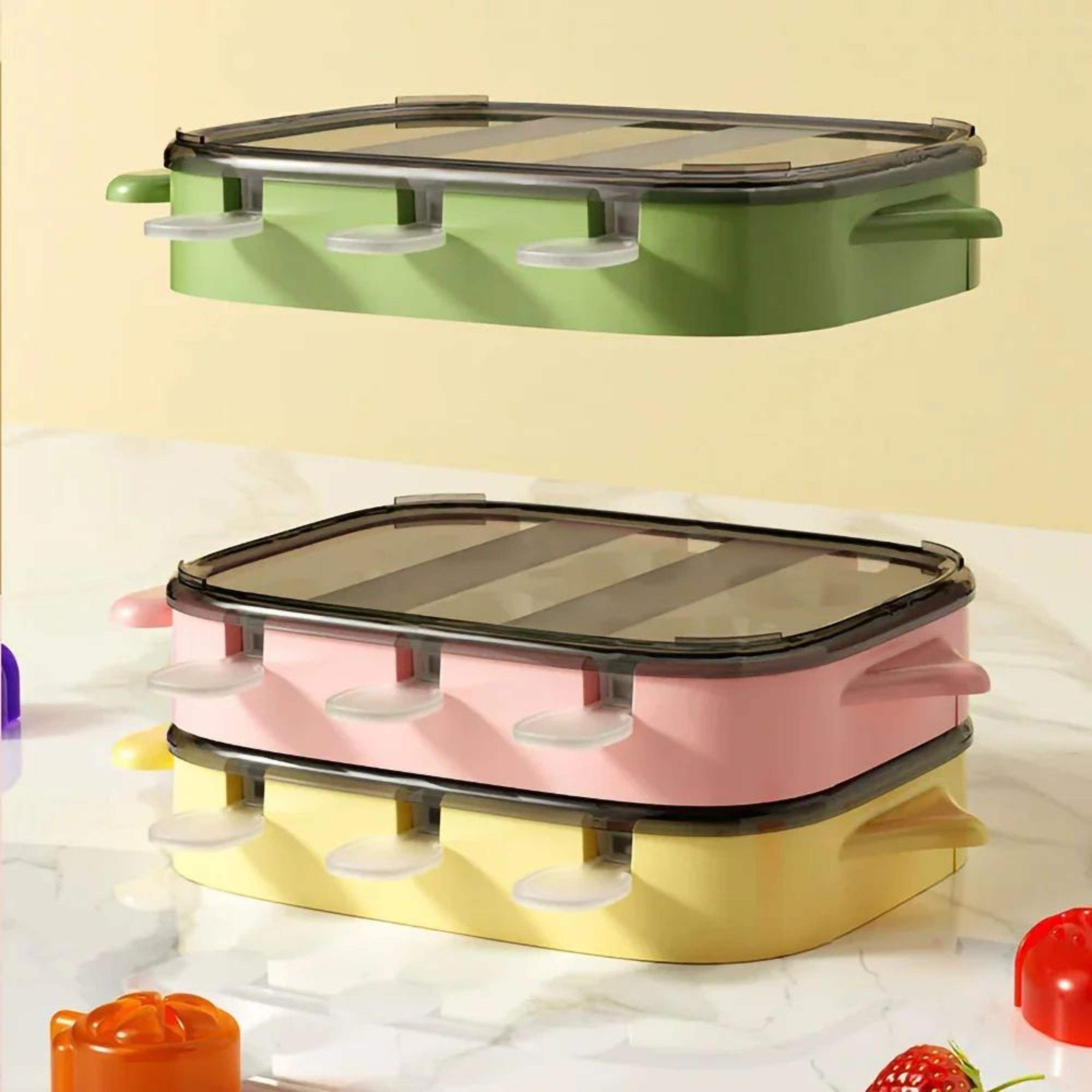 Silicone Popsicle Mold Cute Fruit Ice Cream Maker DIY Ice Cube Tray 4