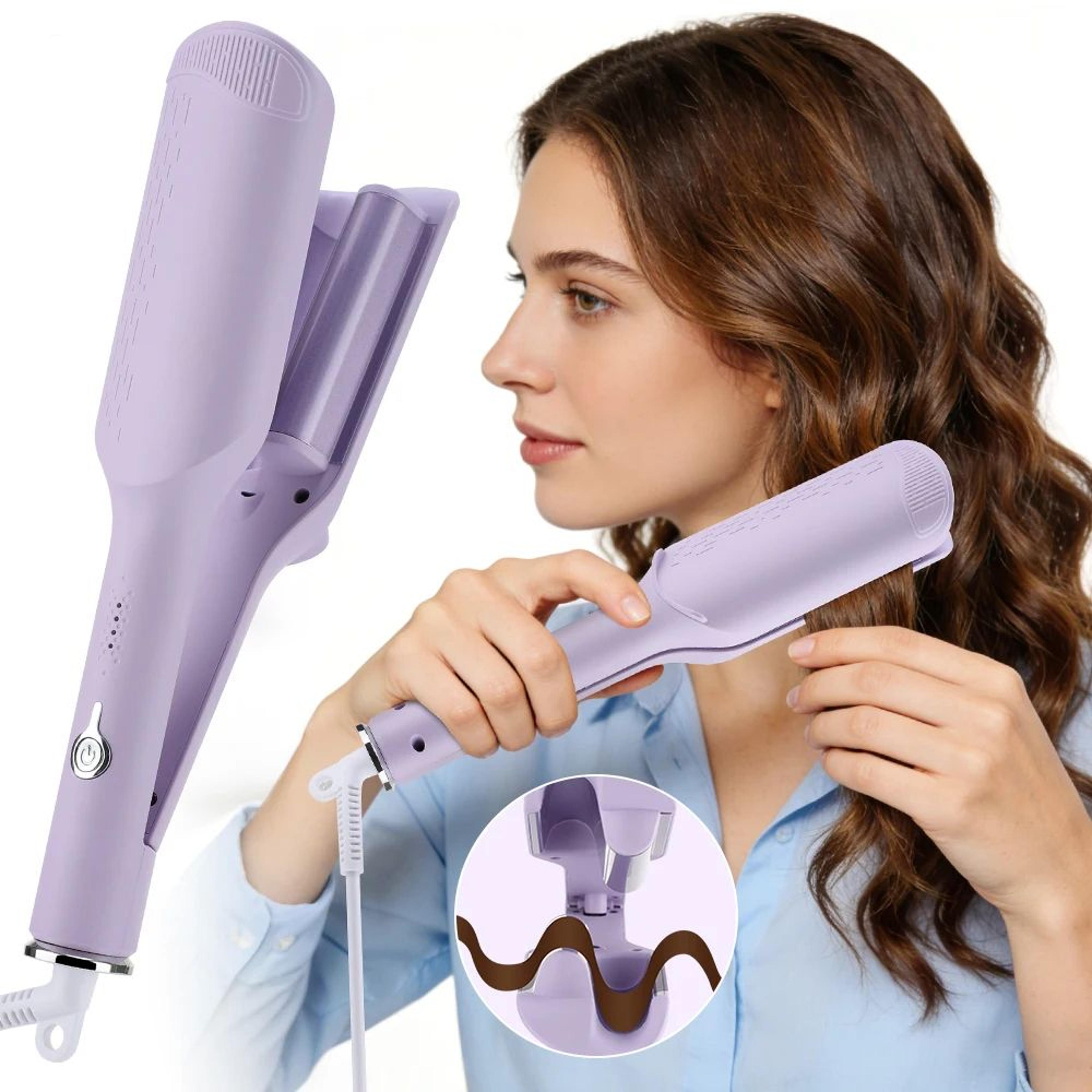 32mm hair curler deep wave curling iron fast heating hair styling tool