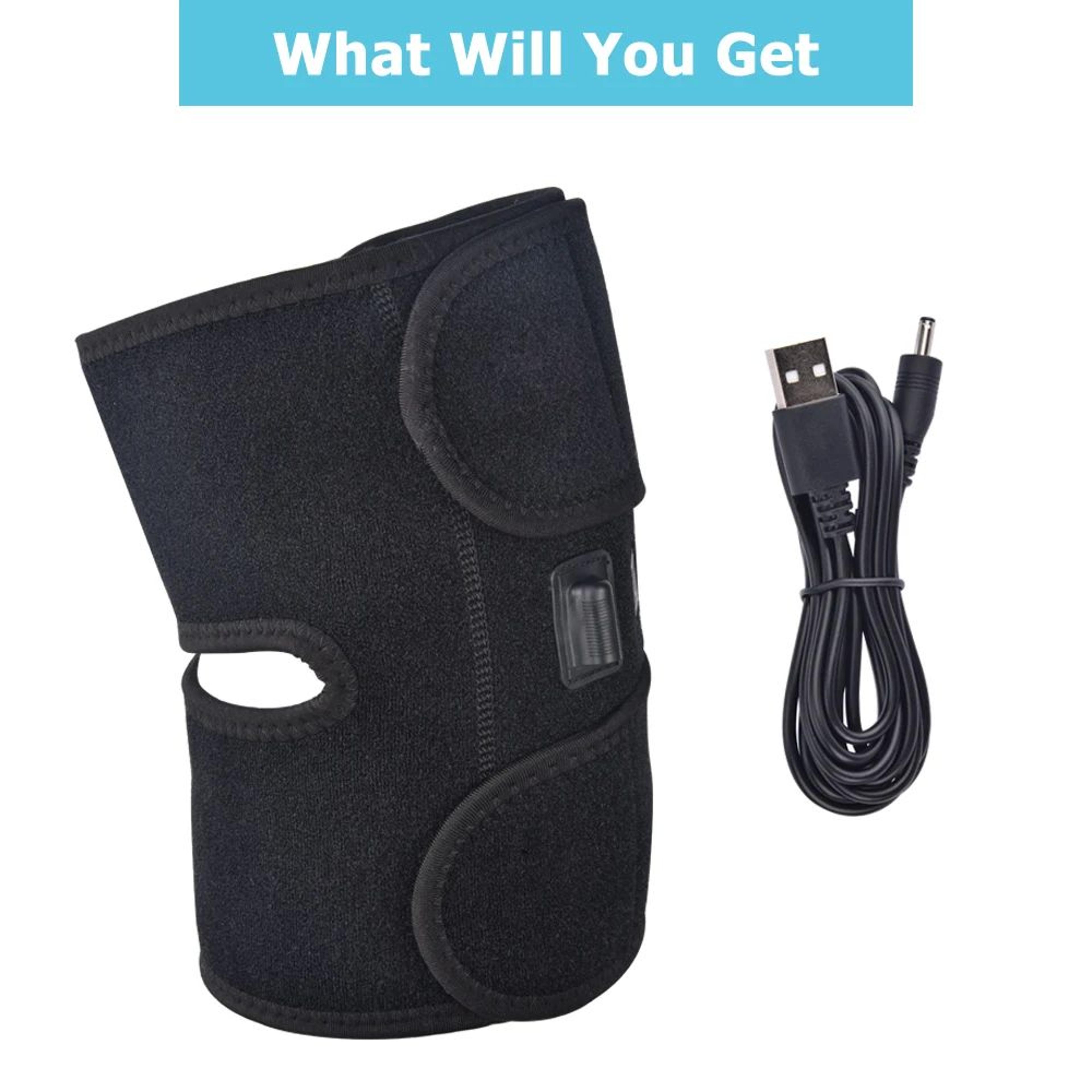 Heated Knee Support Brace USB Knee Wrap For Pain Relief And Comfort 5