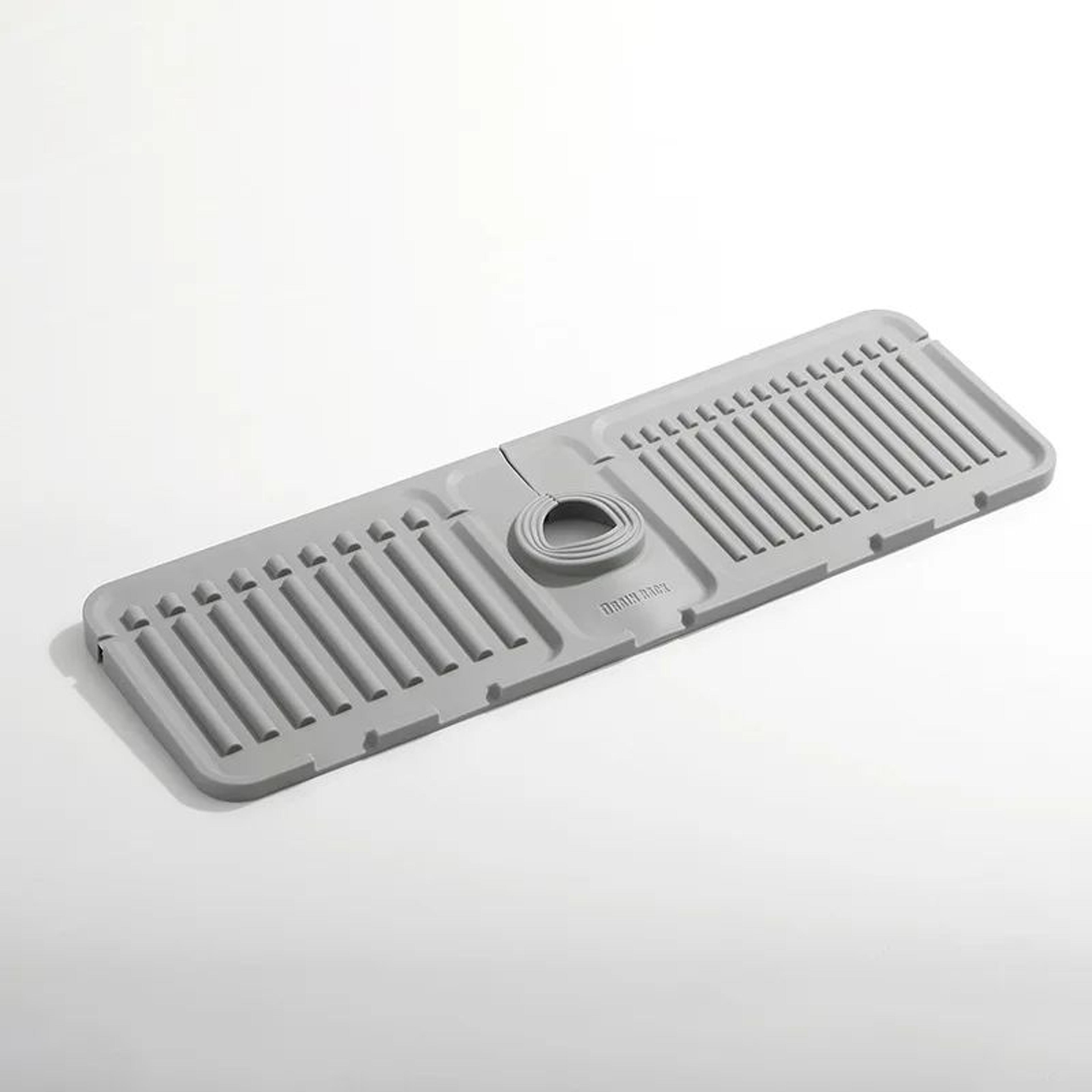 Silicone Faucet Mat Fast Drying Sink Splash Guard Tray 8