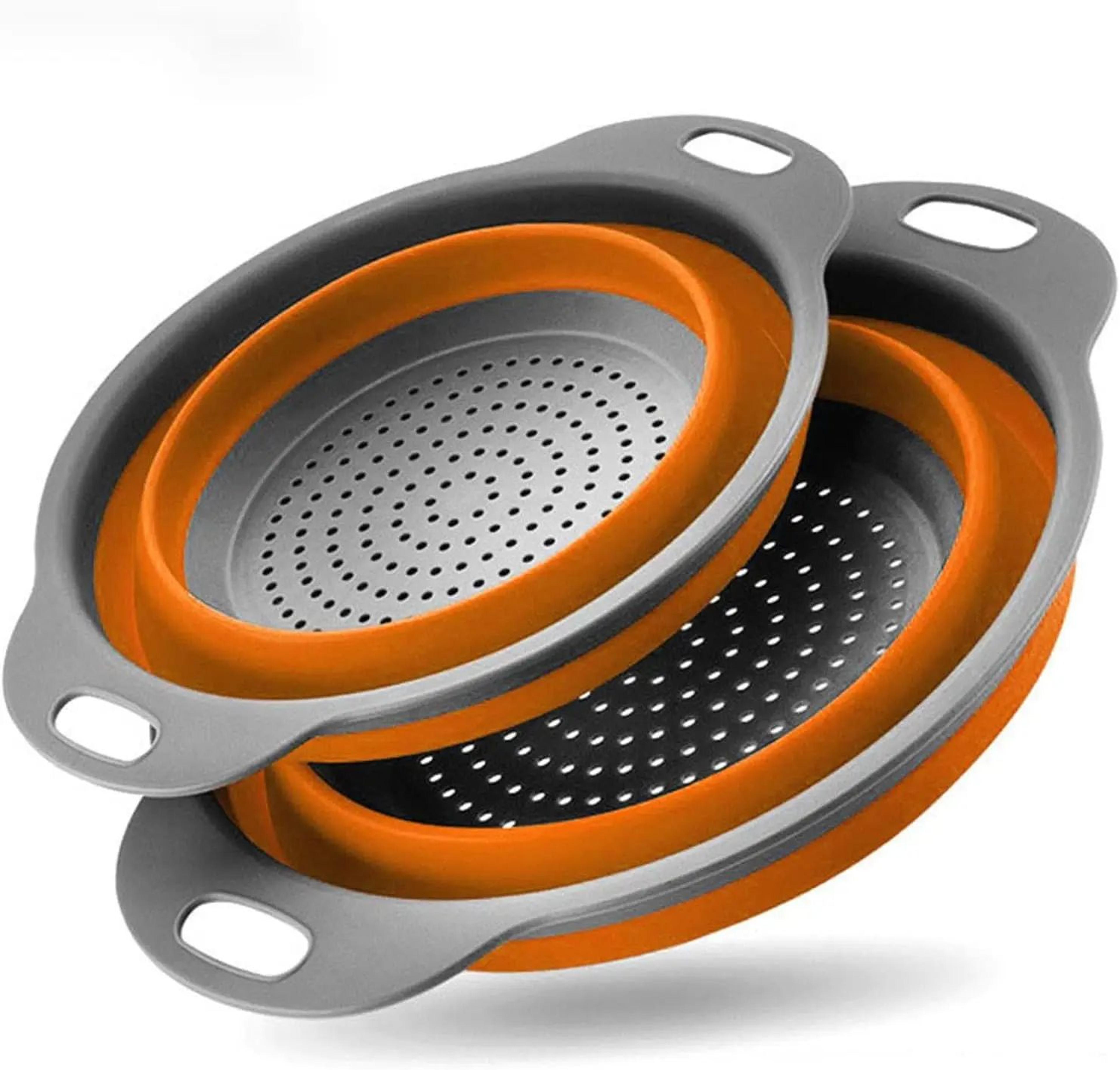 Collapsible Silicone Colander Space Saving Kitchen Strainer Basket 9