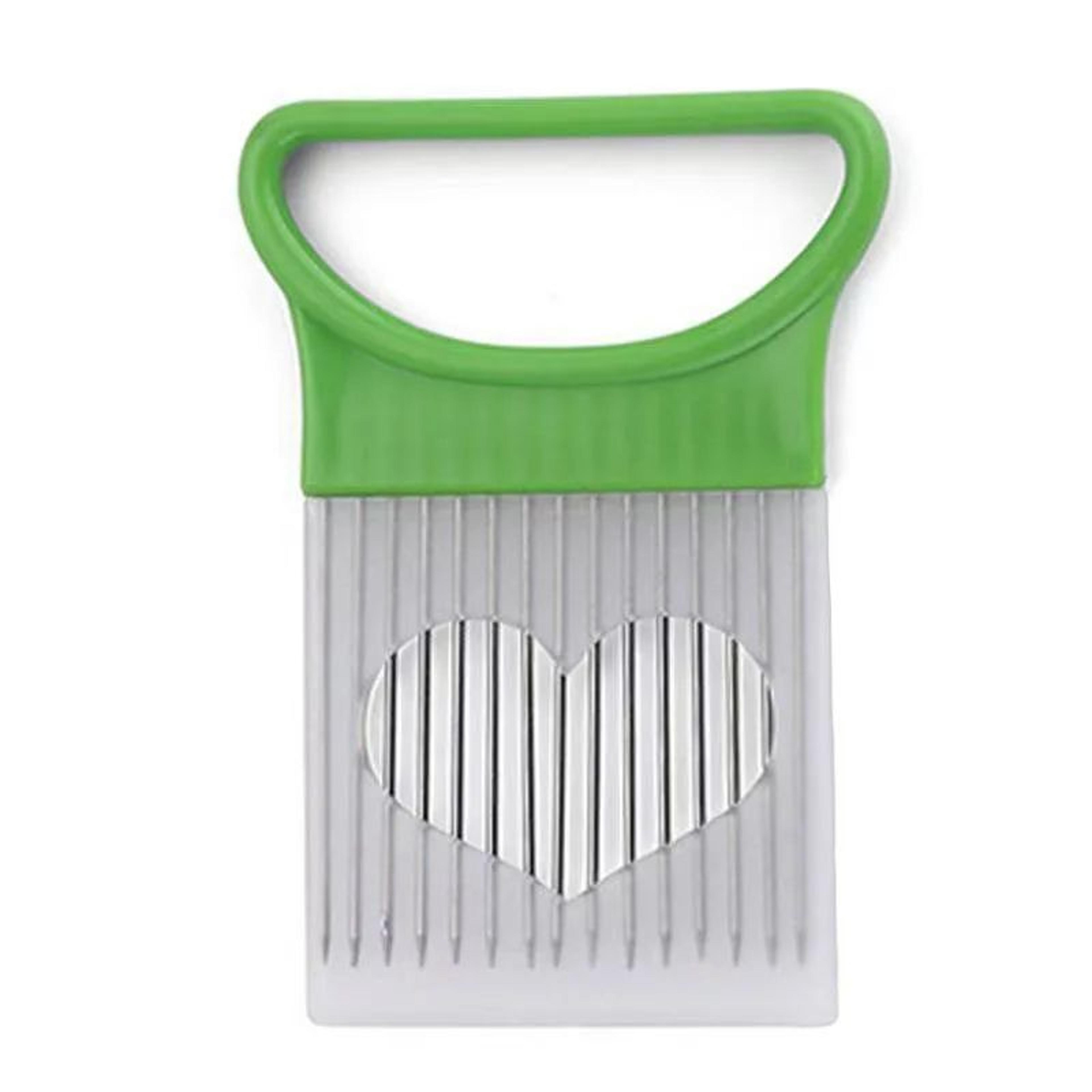 Stainless Steel Onion Holder Slicer For Even Cuts And Safe Kitchen Prep 7