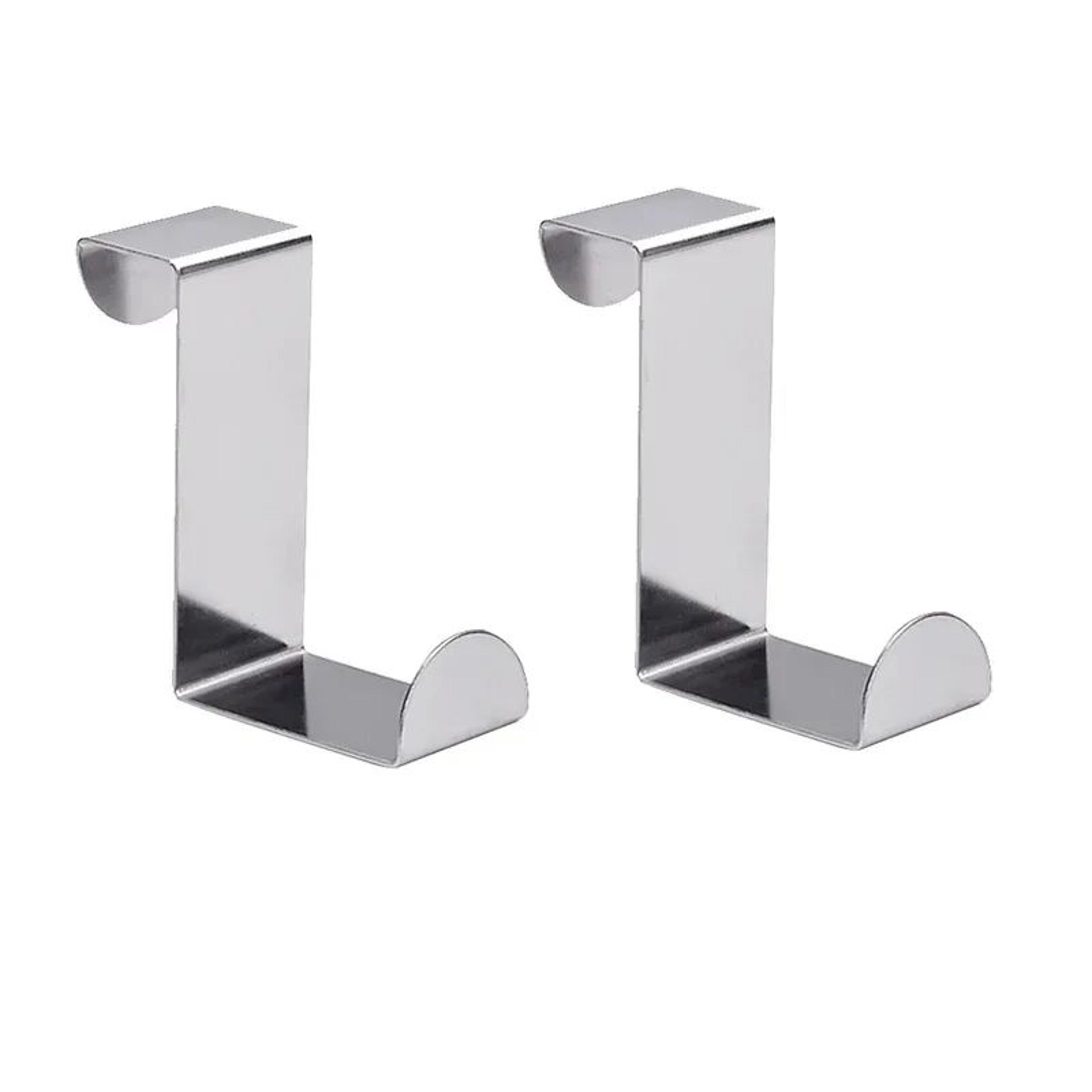 Z Shaped Over Door Hook Stainless Steel Organizer For Home Storage 6