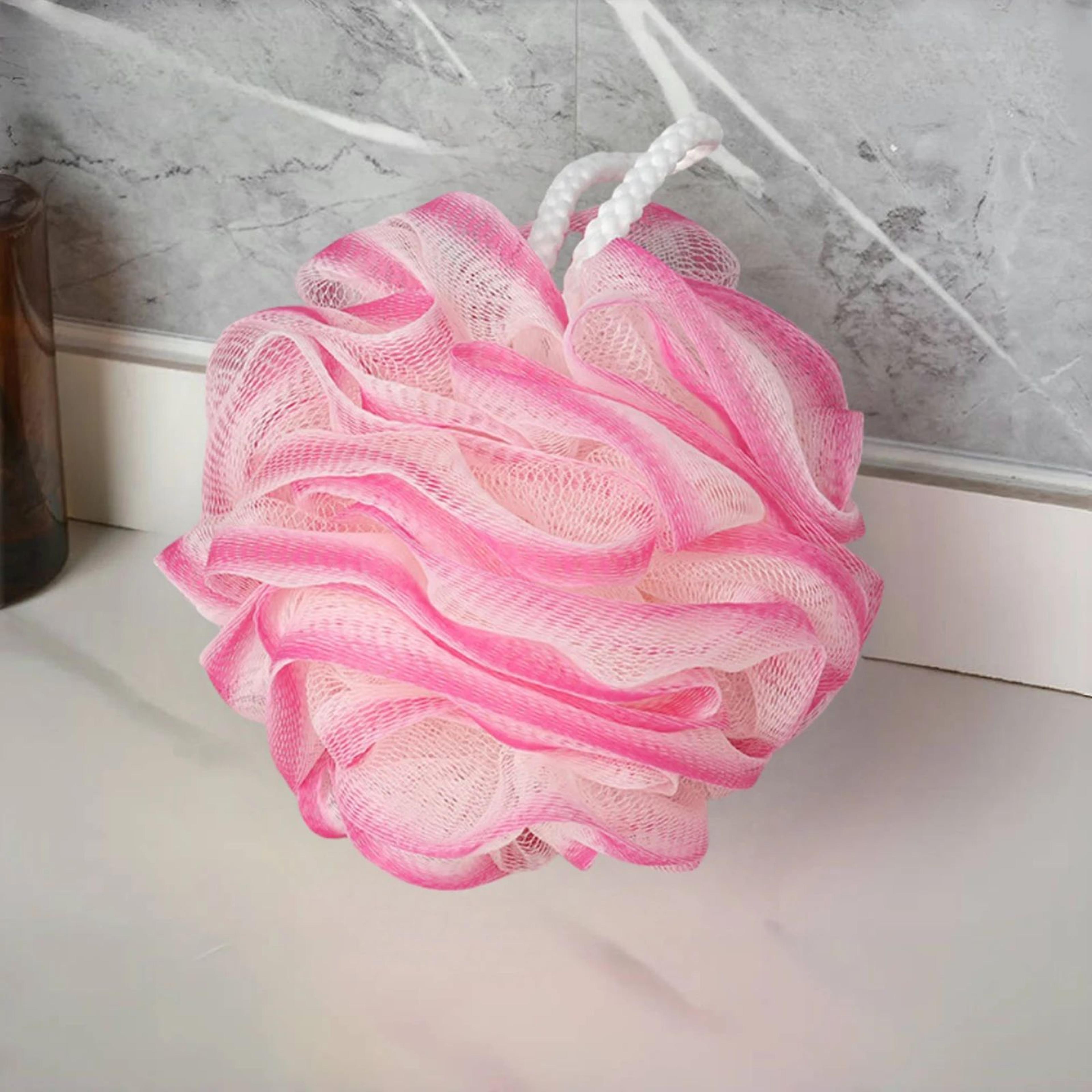 Exfoliating Bath Loofah Sponge Set Soft Mesh Shower Scrubber 2 Pack 6