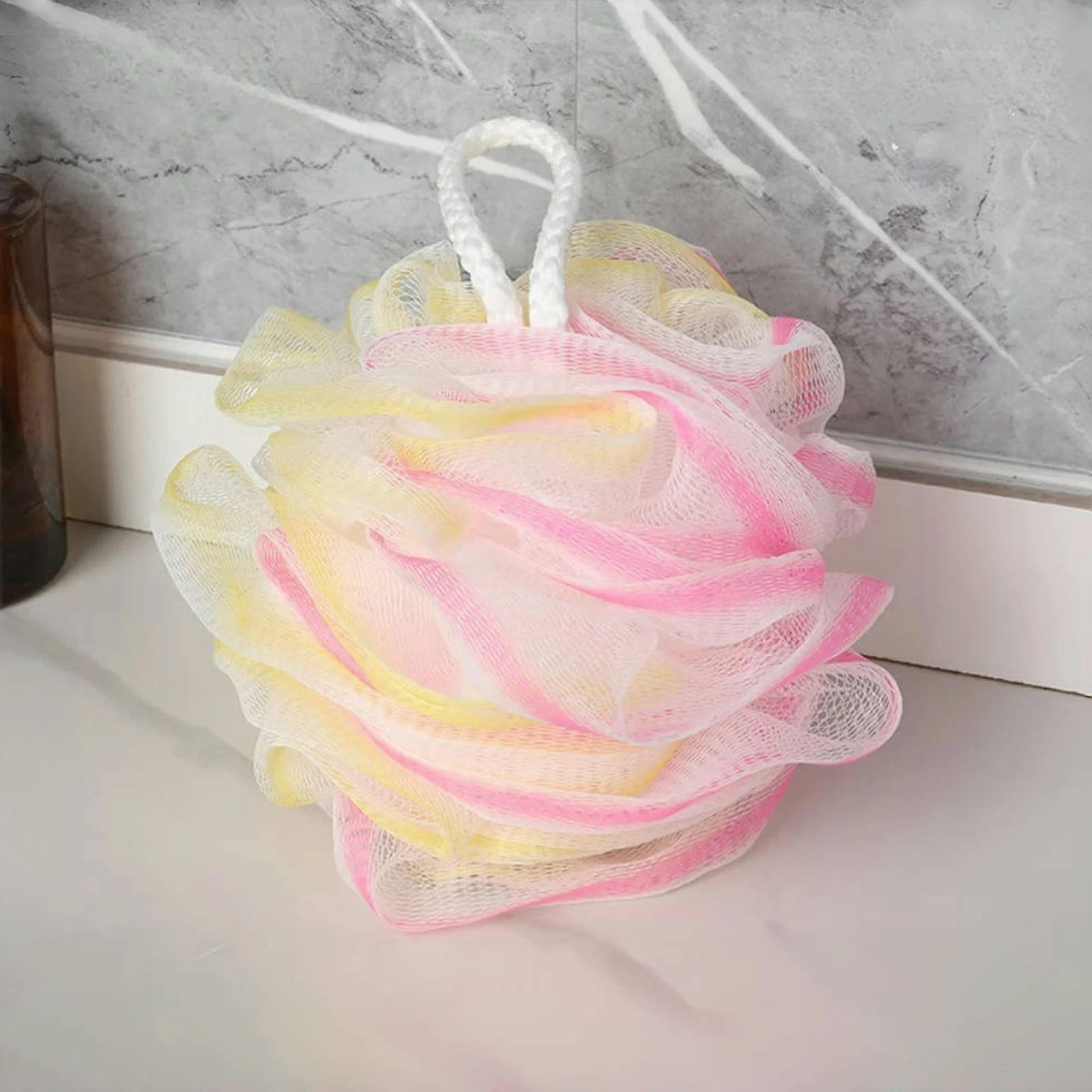 Exfoliating Bath Loofah Sponge Set Soft Mesh Shower Scrubber 2 Pack 12