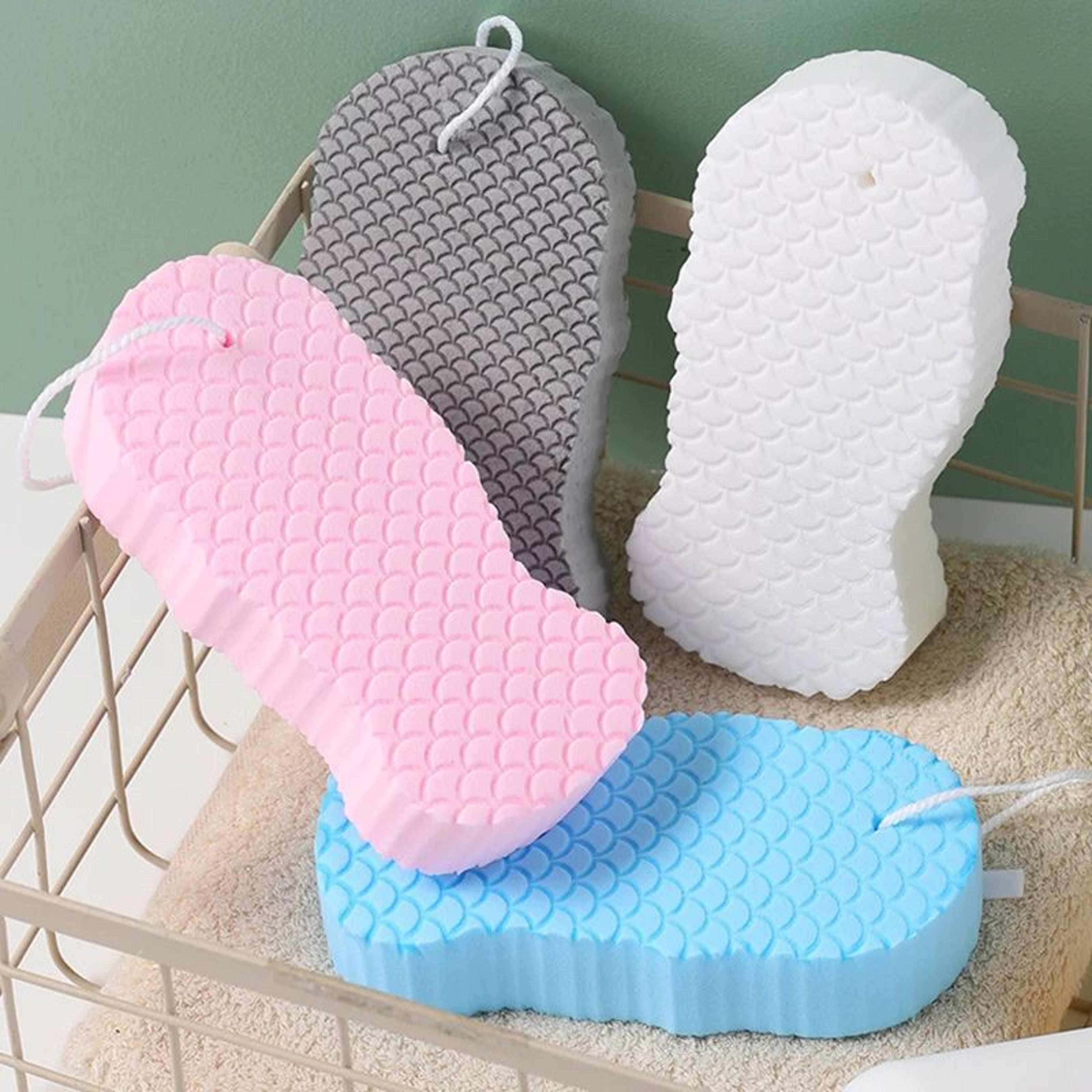 Soft Bath Sponge Exfoliating Body Scrubber Gentle Shower Washcloth 5