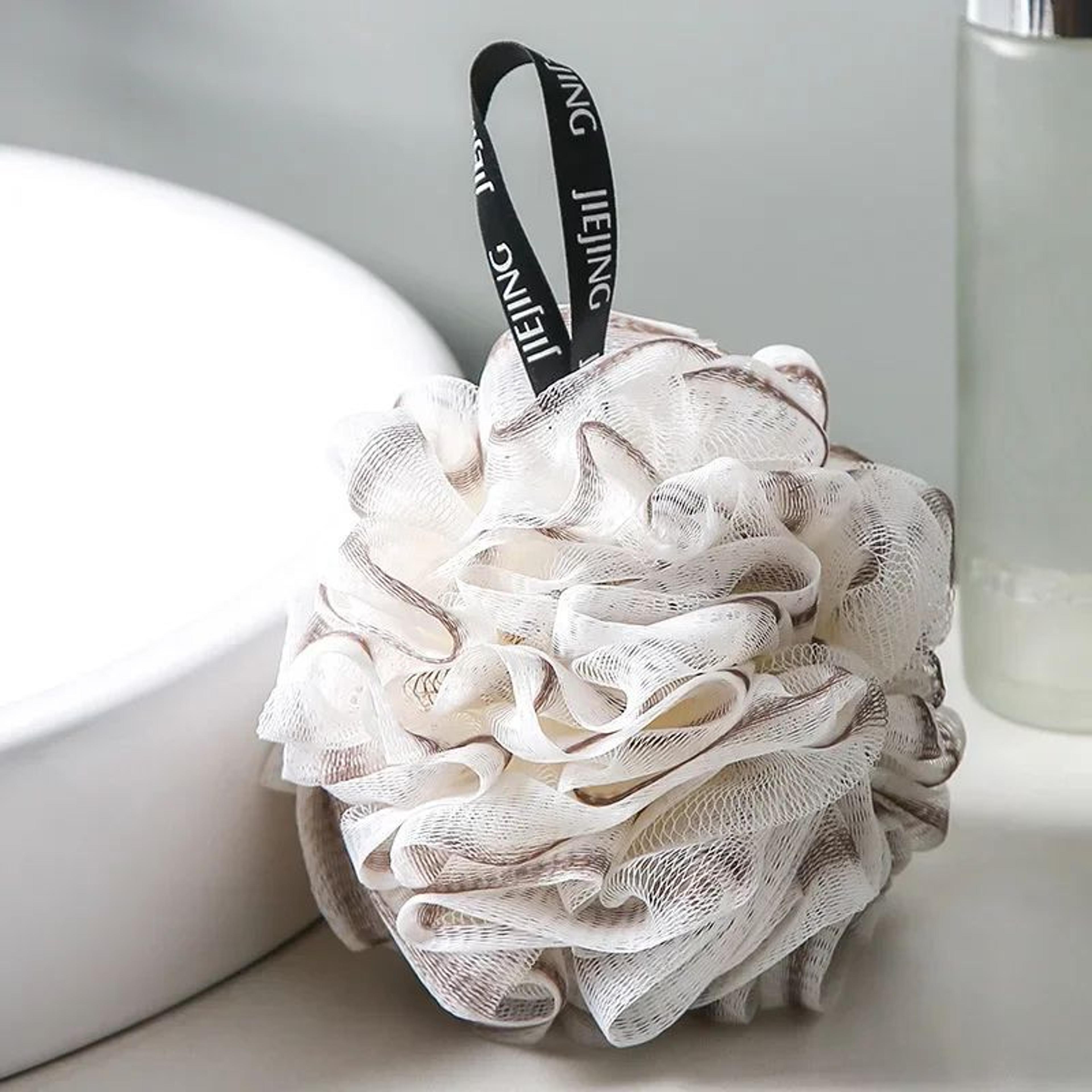 Soft Mesh Bath Sponge Ball Large Exfoliating Shower Loofah Body Cleaner 4