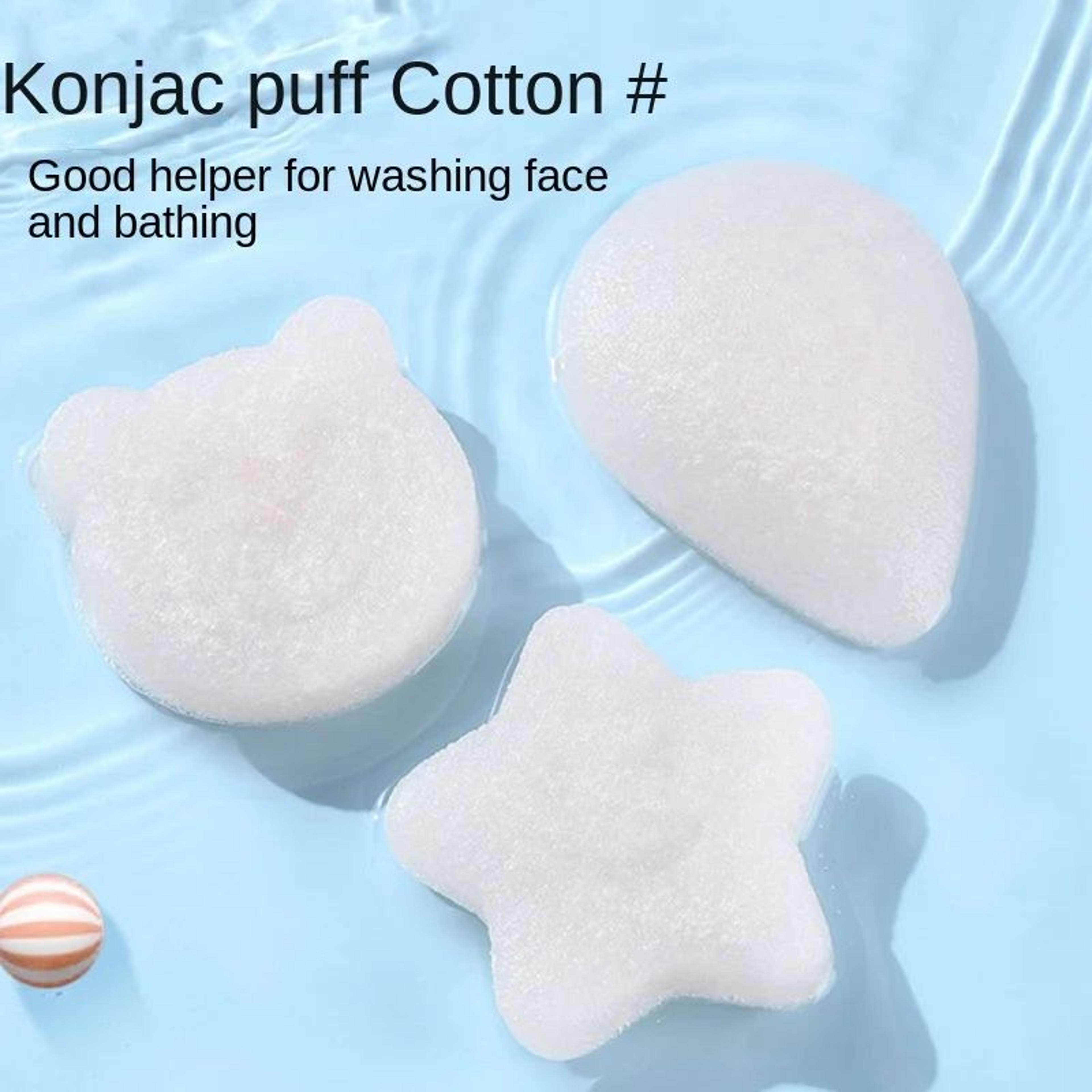 gentle konjac baby bath sponge soft natural infant wash sponge