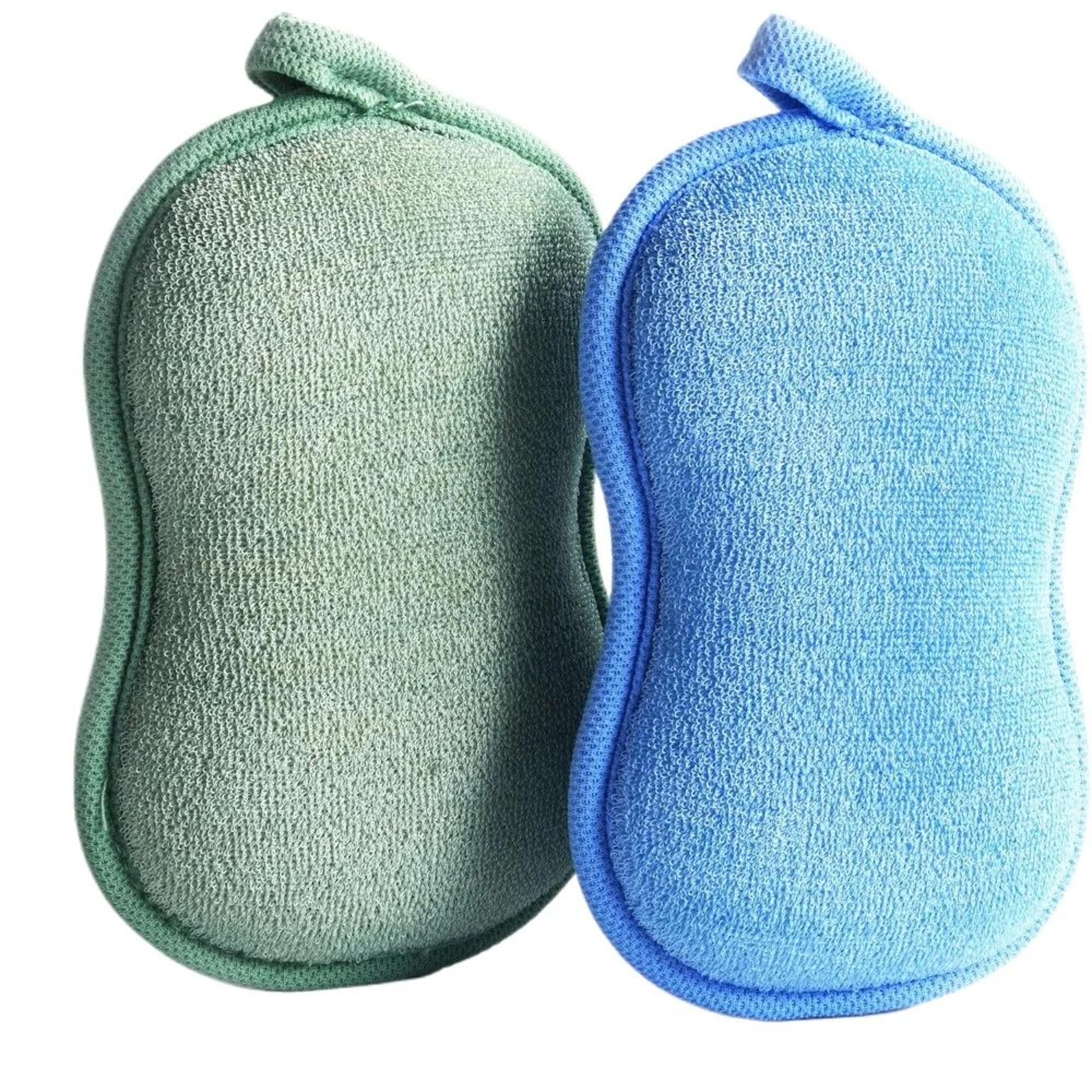 Natural Baby Bath Sponge Set Soft Infant Bath Sponge Gentle Kids Bath Sponge 1