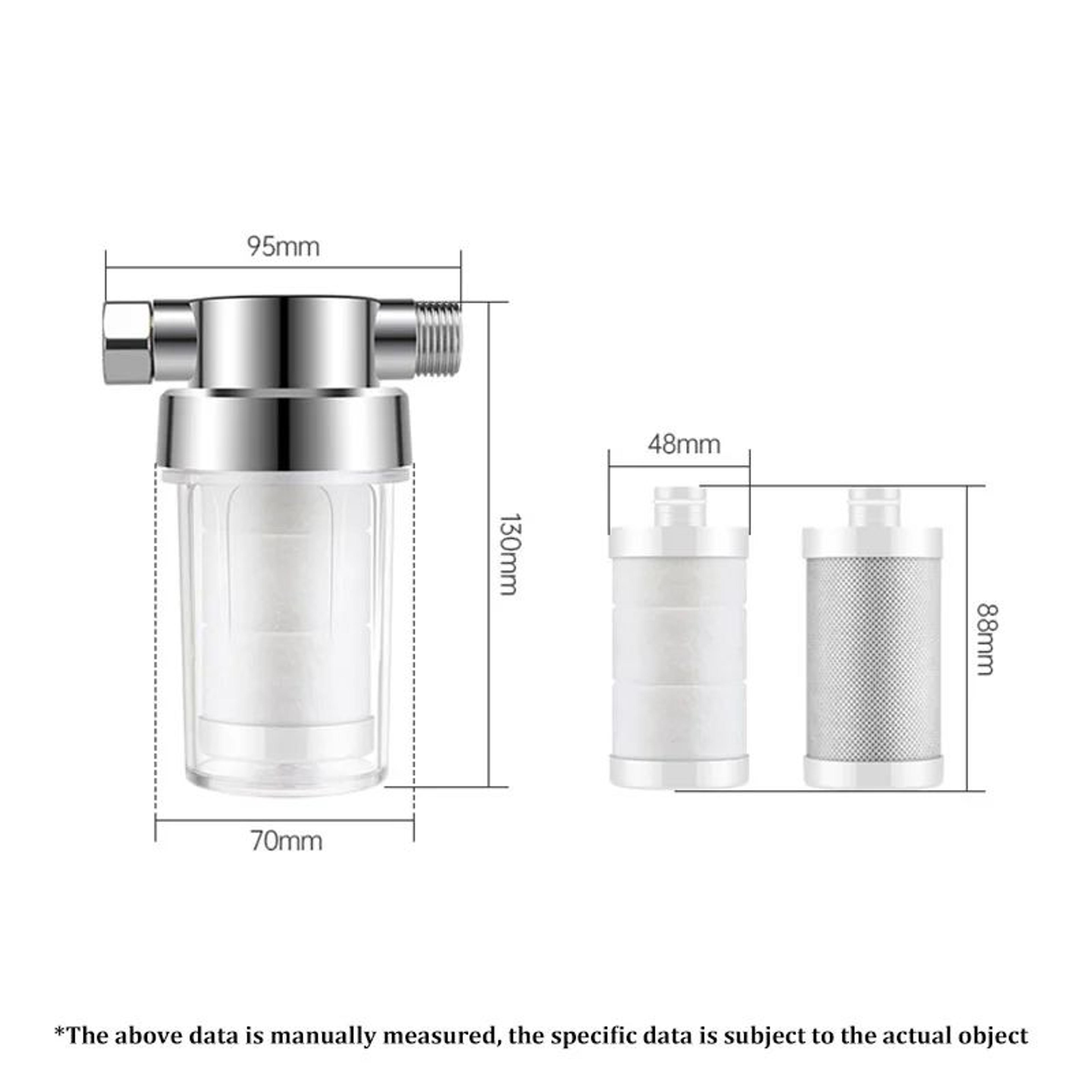 Universal Shower Head Water Filter Chlorine Removal Purifier With Replaceable Cartridge 5