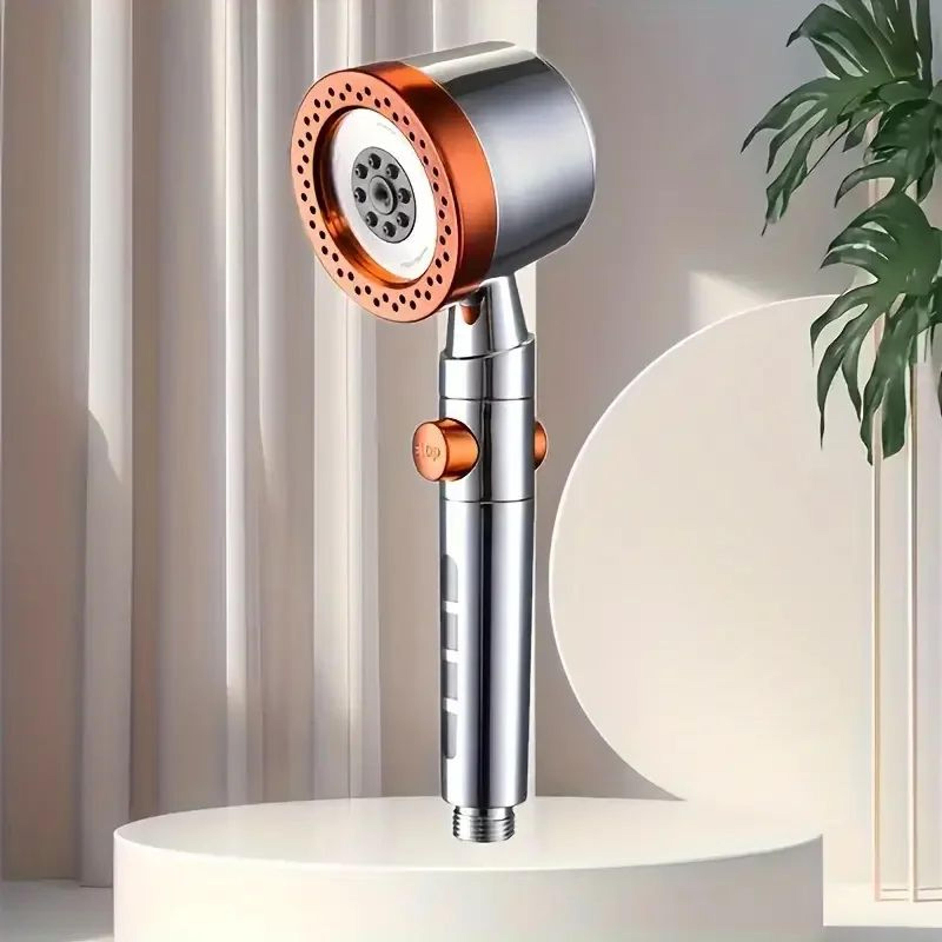 High Pressure Filtered Shower Head 5 Mode Water Saving Handheld Set 8