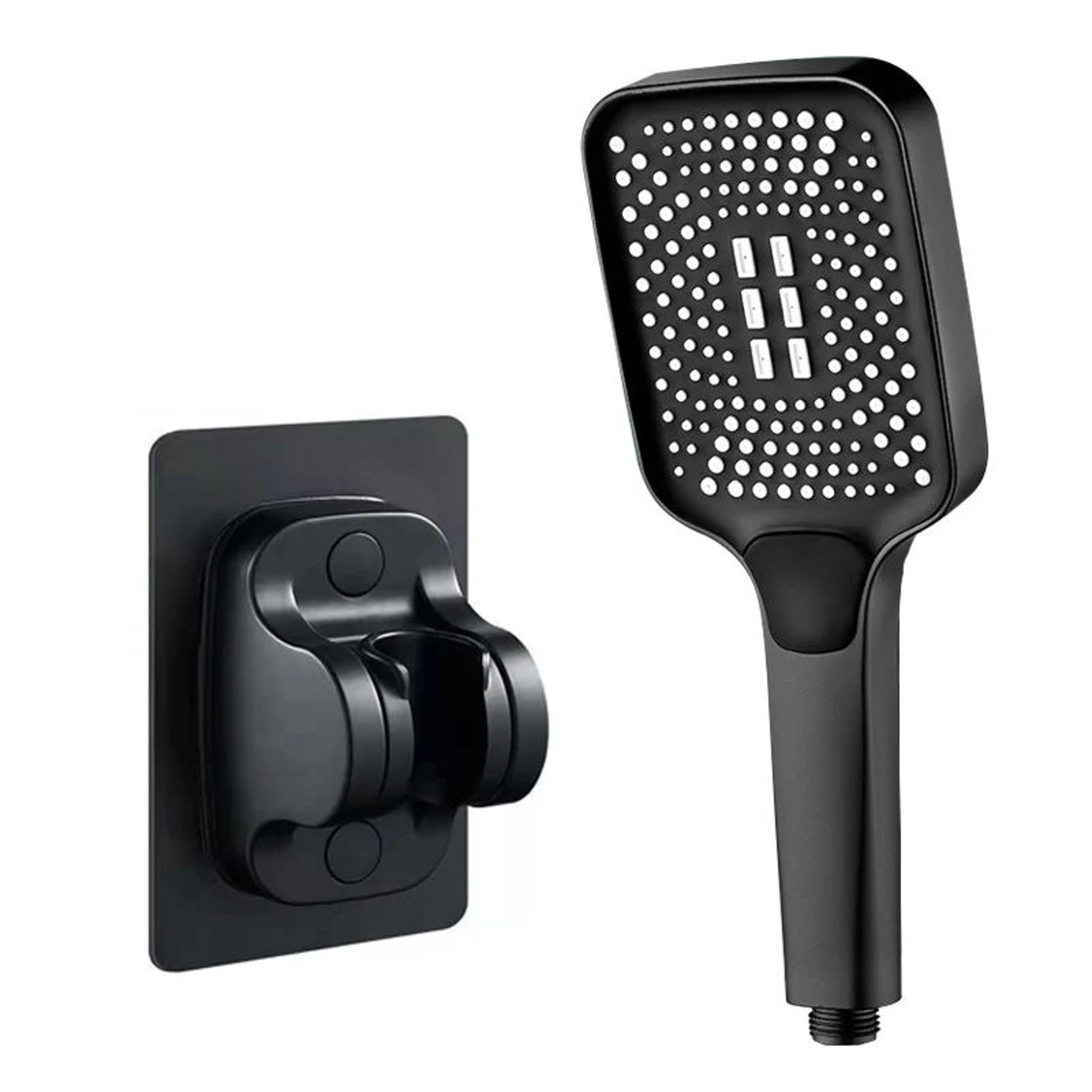 High Pressure Adjustable Shower Head Square Design Bathroom Shower Set 8
