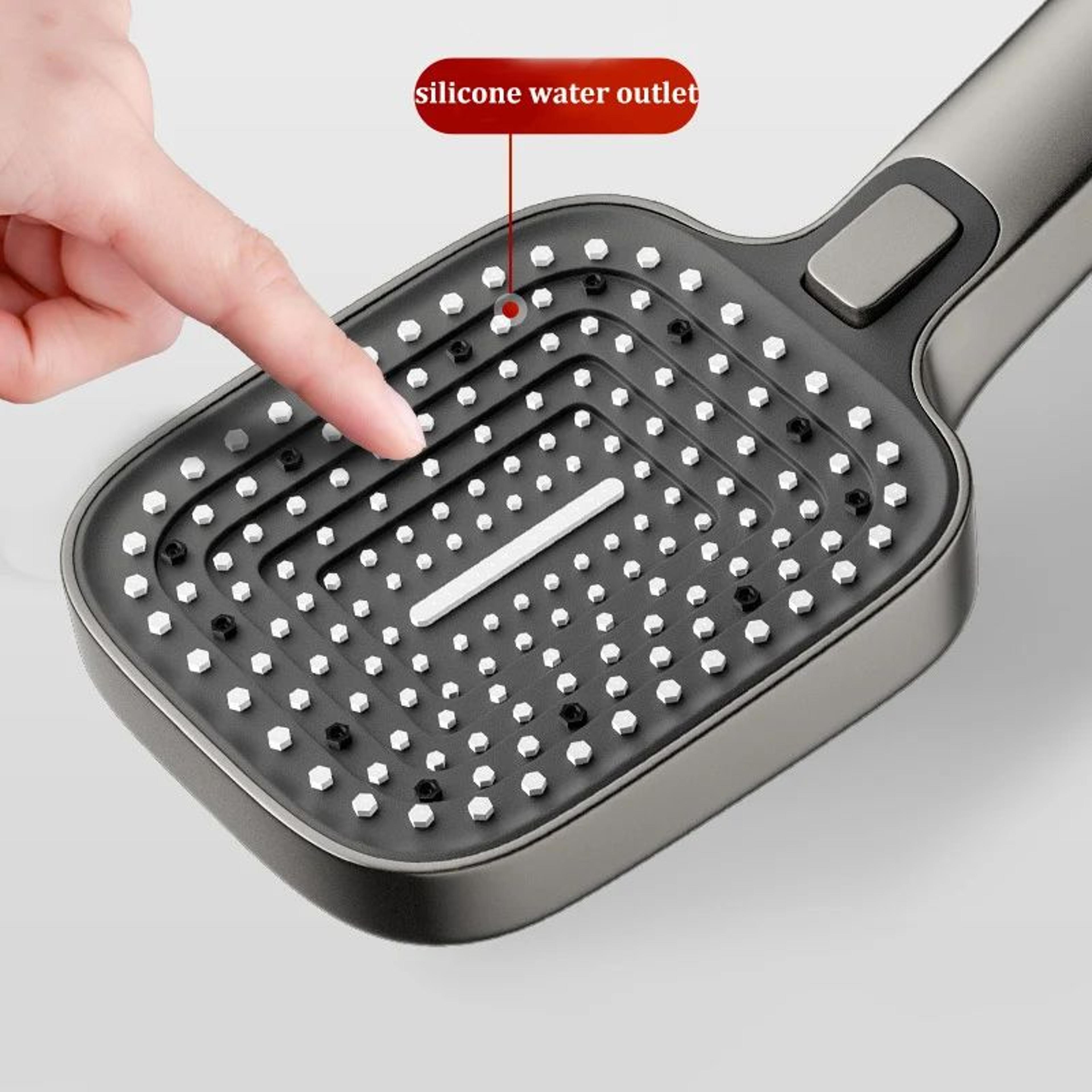 High Pressure 3 Mode Rainfall Shower Head Large Panel Bathroom Set 4