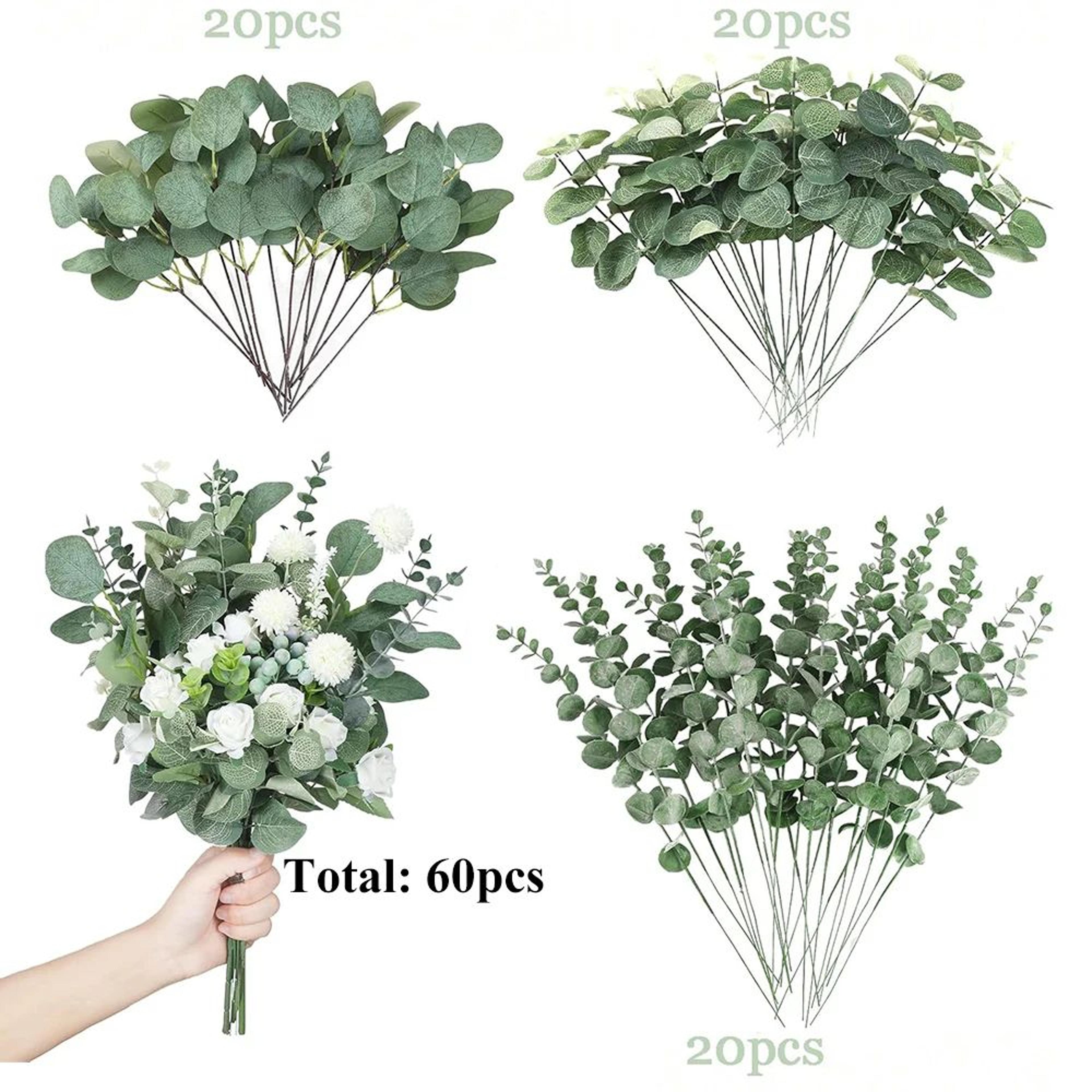 Artificial Eucalyptus Stems Realistic Greenery Decor For Home And Wedding Arrangements 8