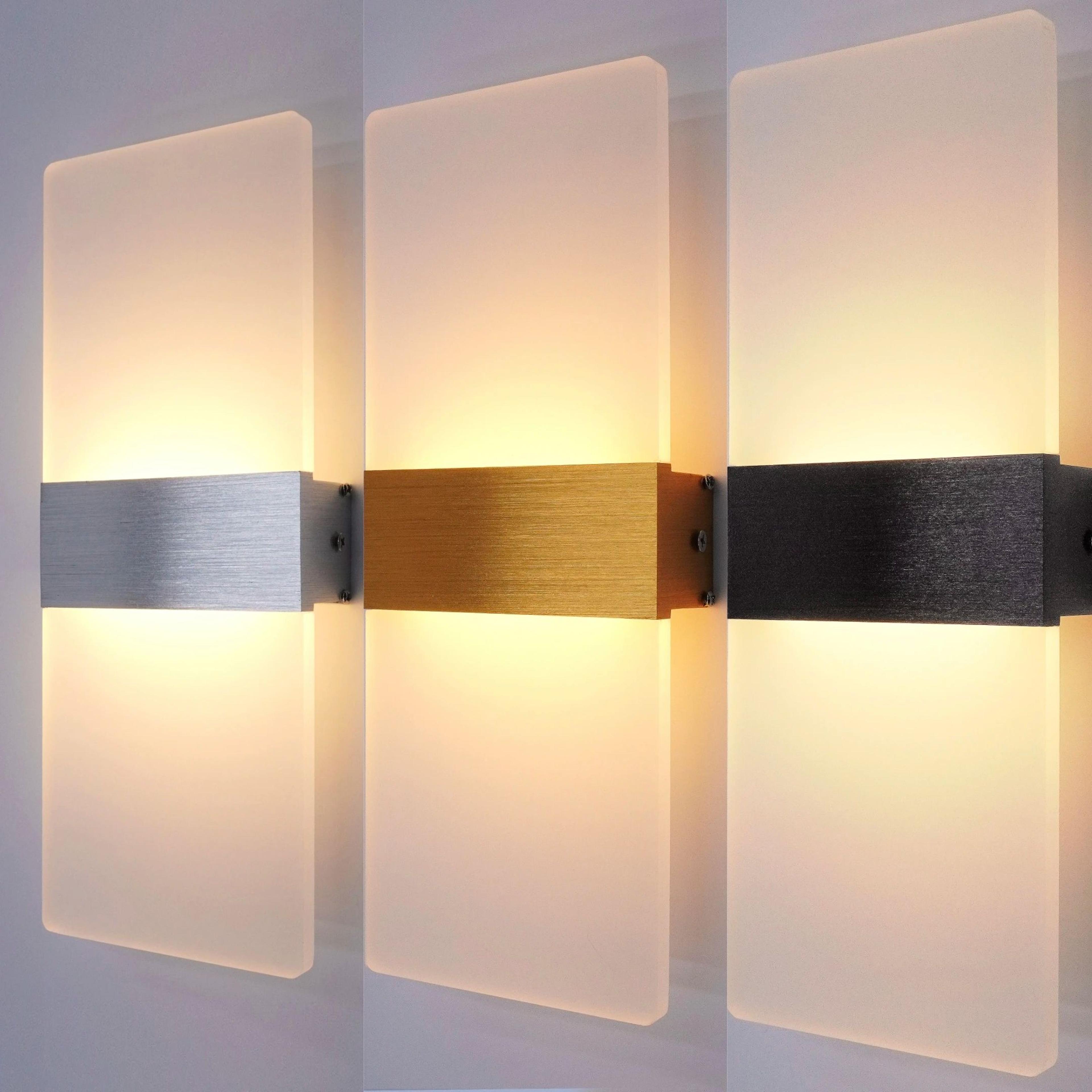 modern led wall sconce minimalist indoor wall lamp for bedroom and living room