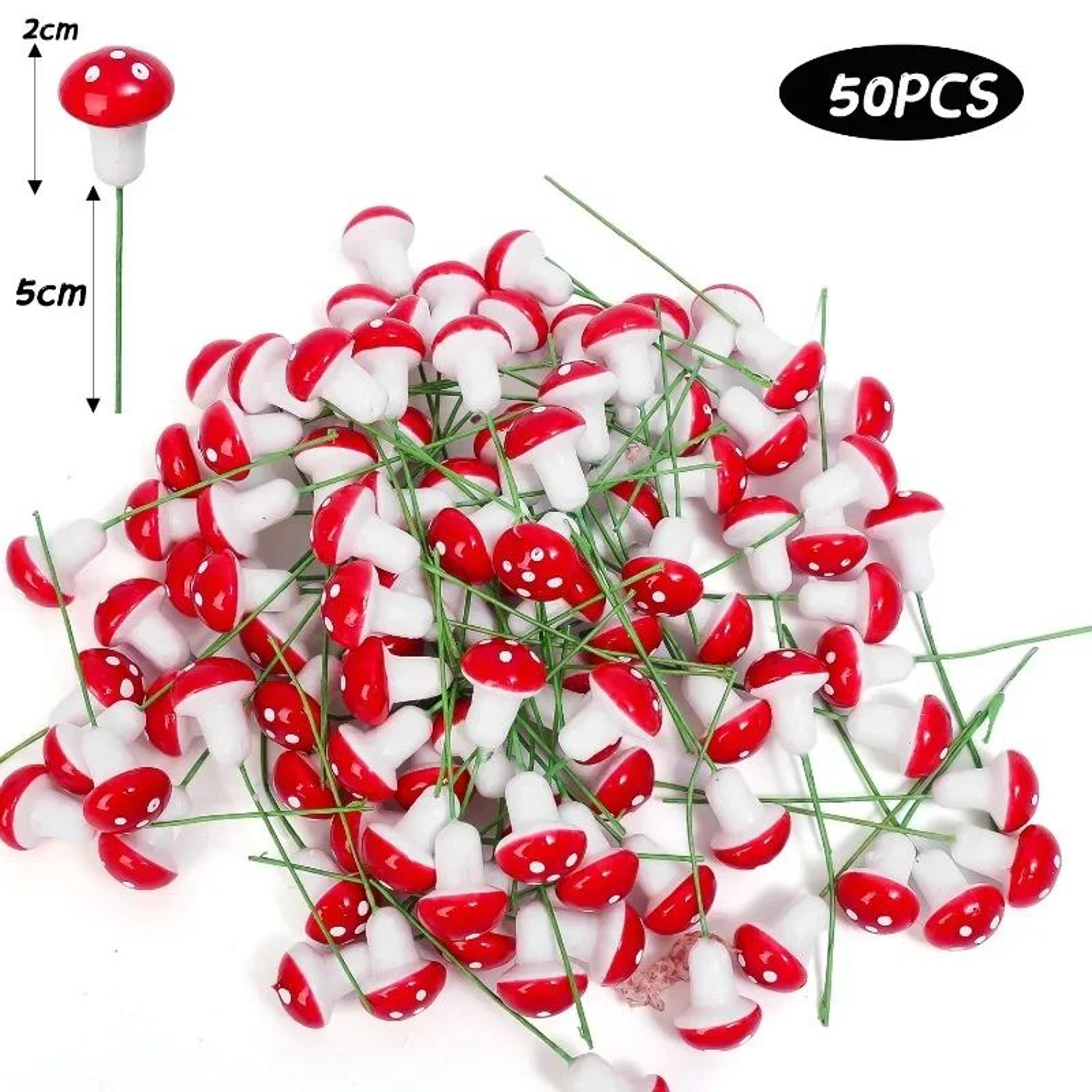 Mini Mushroom Fairy Garden Decor For DIY Miniature Landscape Crafts 5