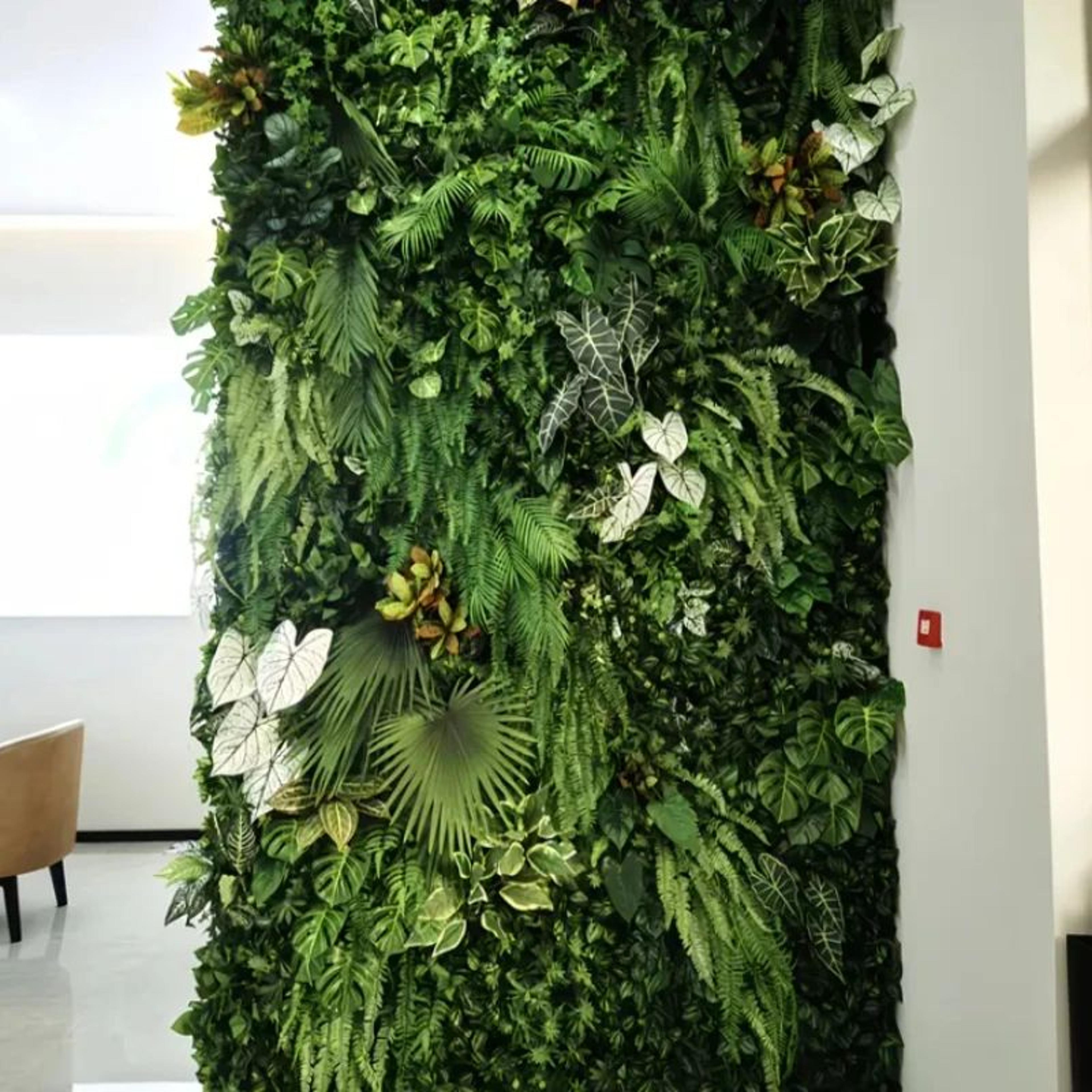 Artificial Boxwood Wall Panel Green Hedge For Indoor Outdoor Decor 1