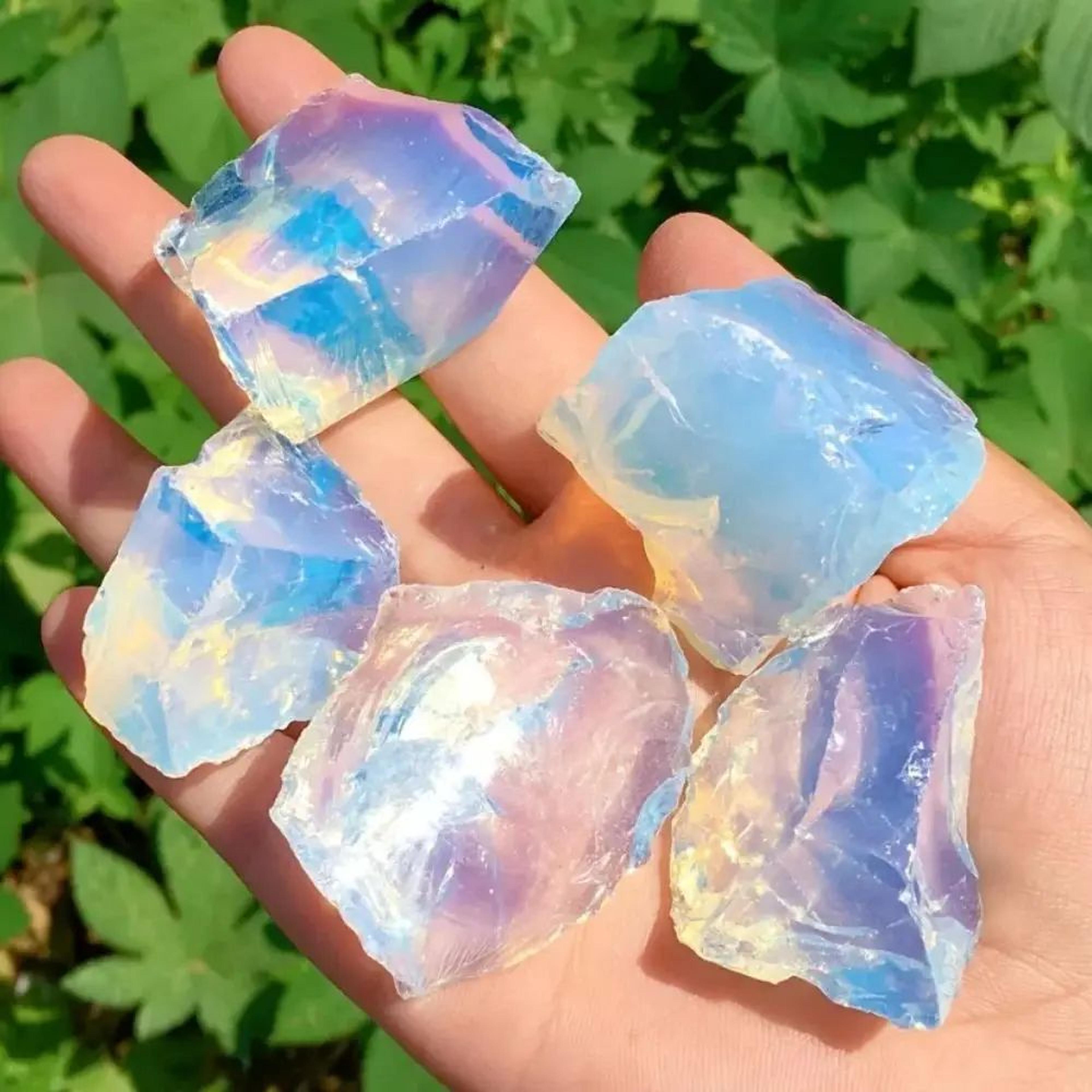 natural opal rough crystal stone raw mineral healing specimen collection