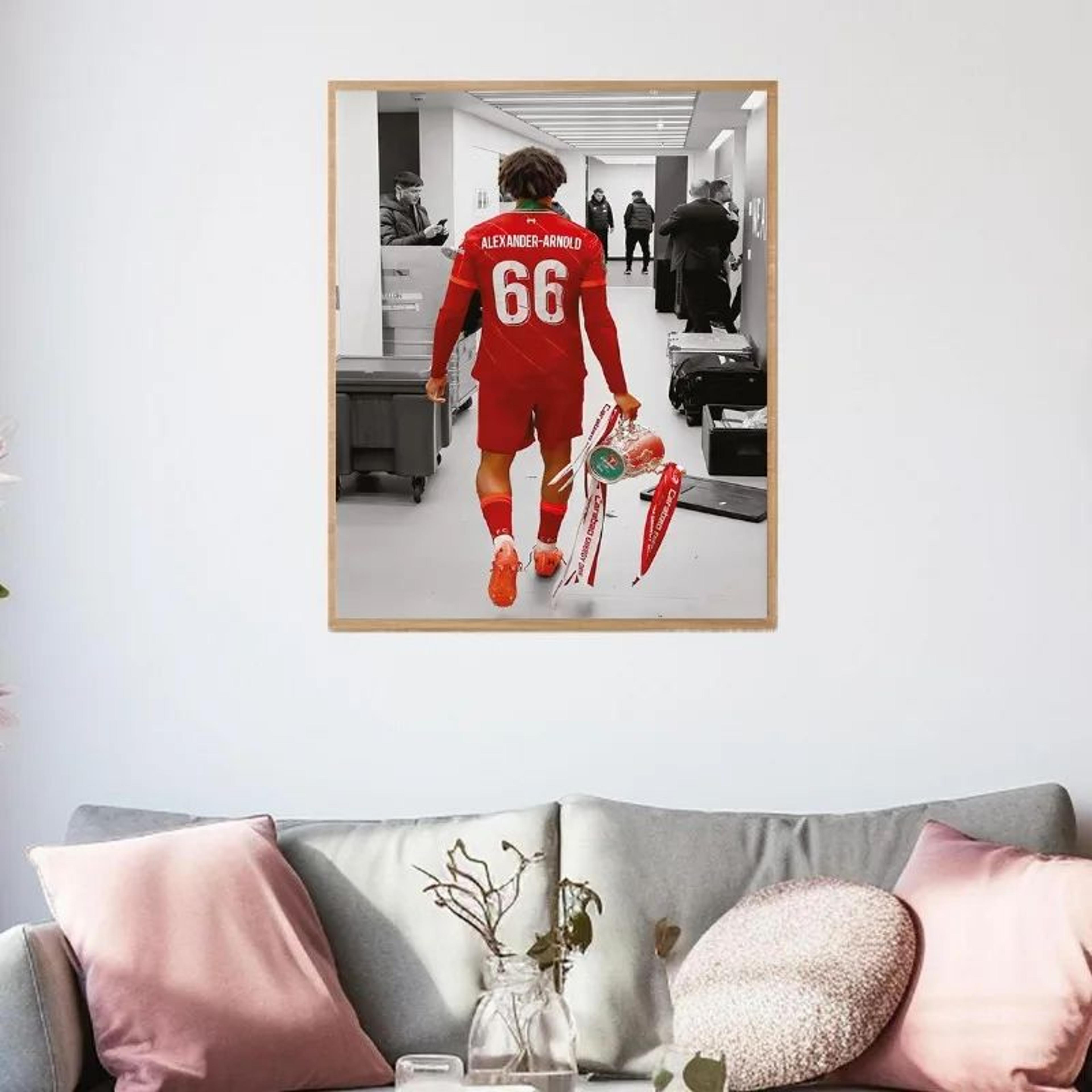 Famous Soccer Player Poster Canvas Football Wall Art Sports Room Decor 3