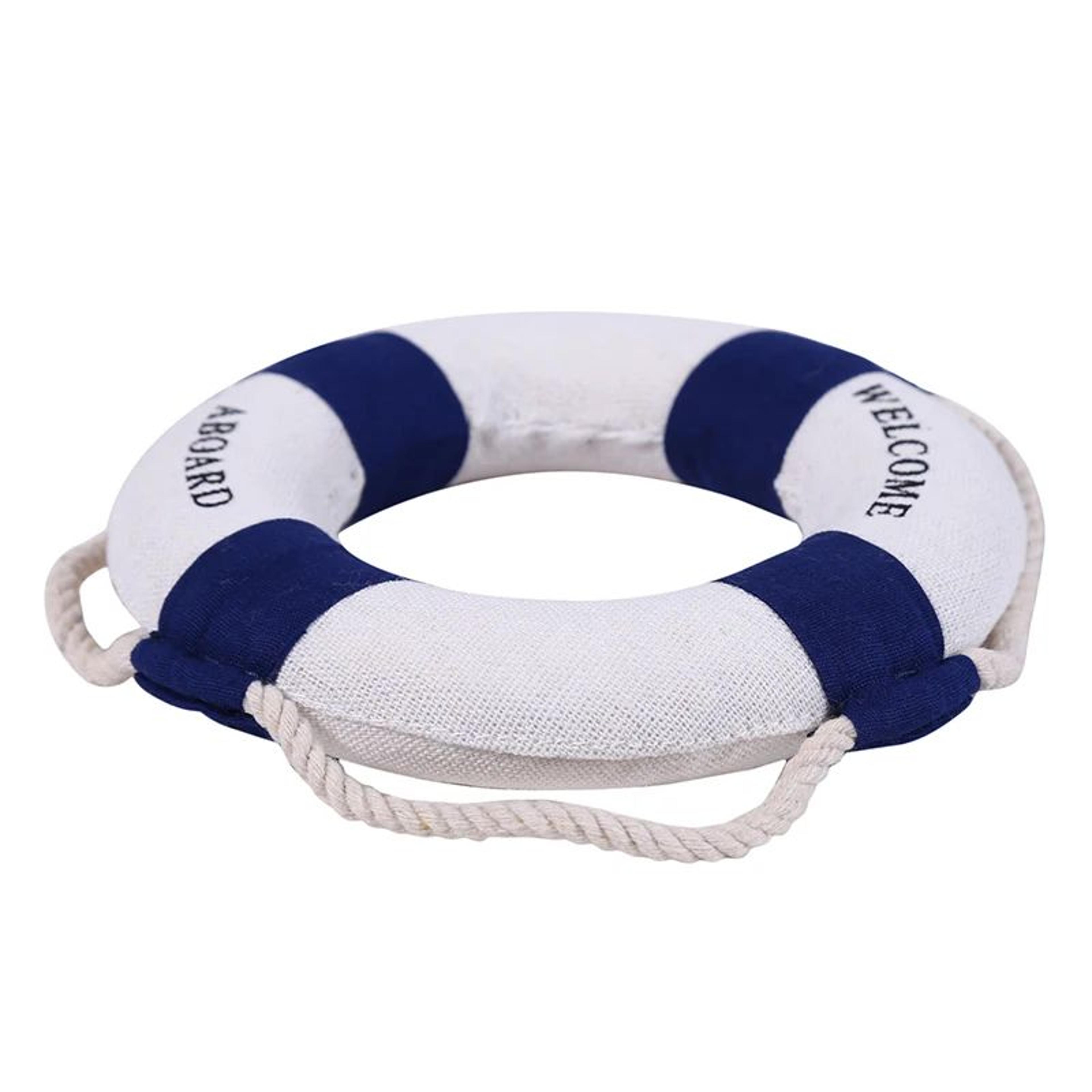 Mediterranean Nautical Lifebuoy Wall Decor For Coastal Home Styling 7