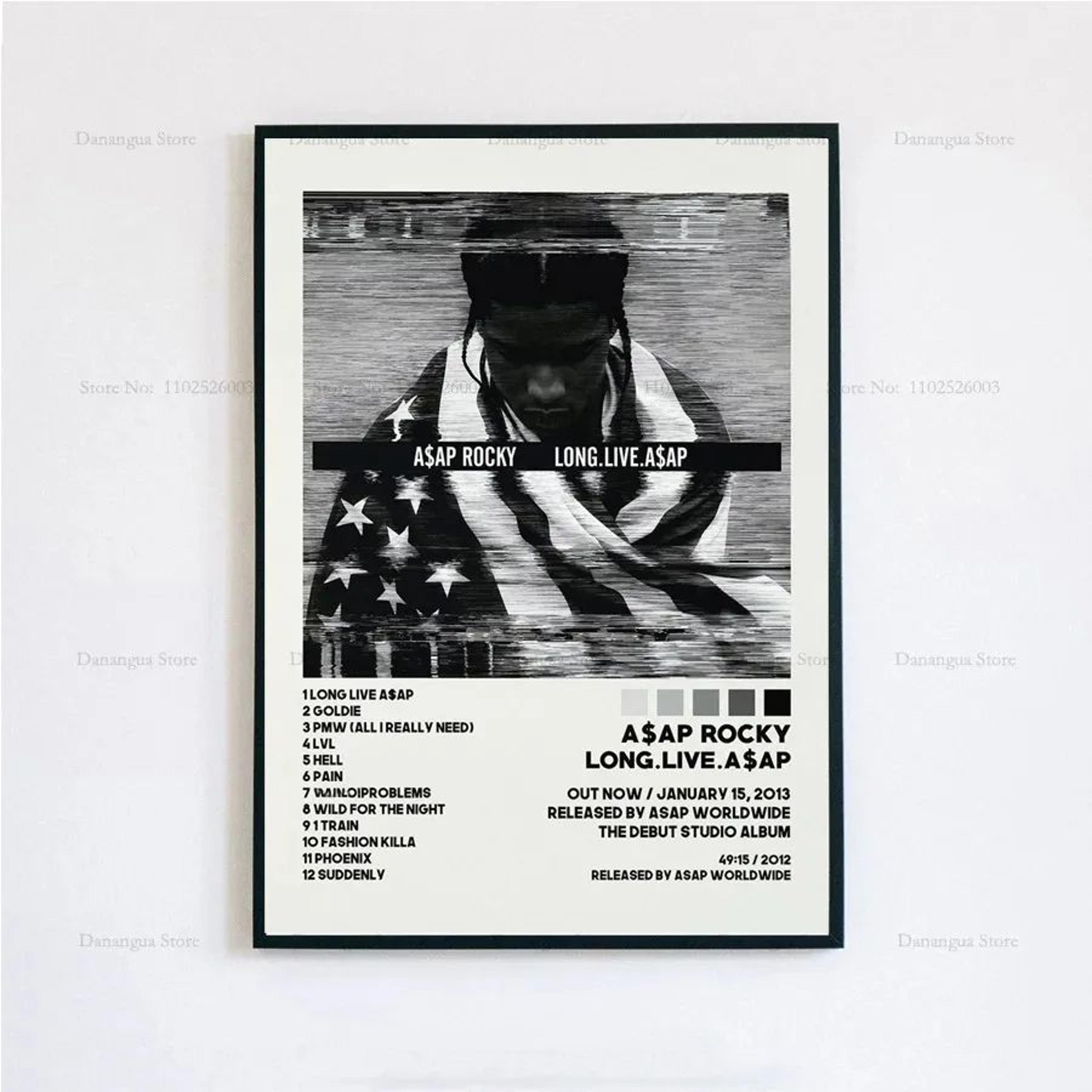 ASAP Rocky Album Cover Poster Canvas Wall Art For Room Decor 17