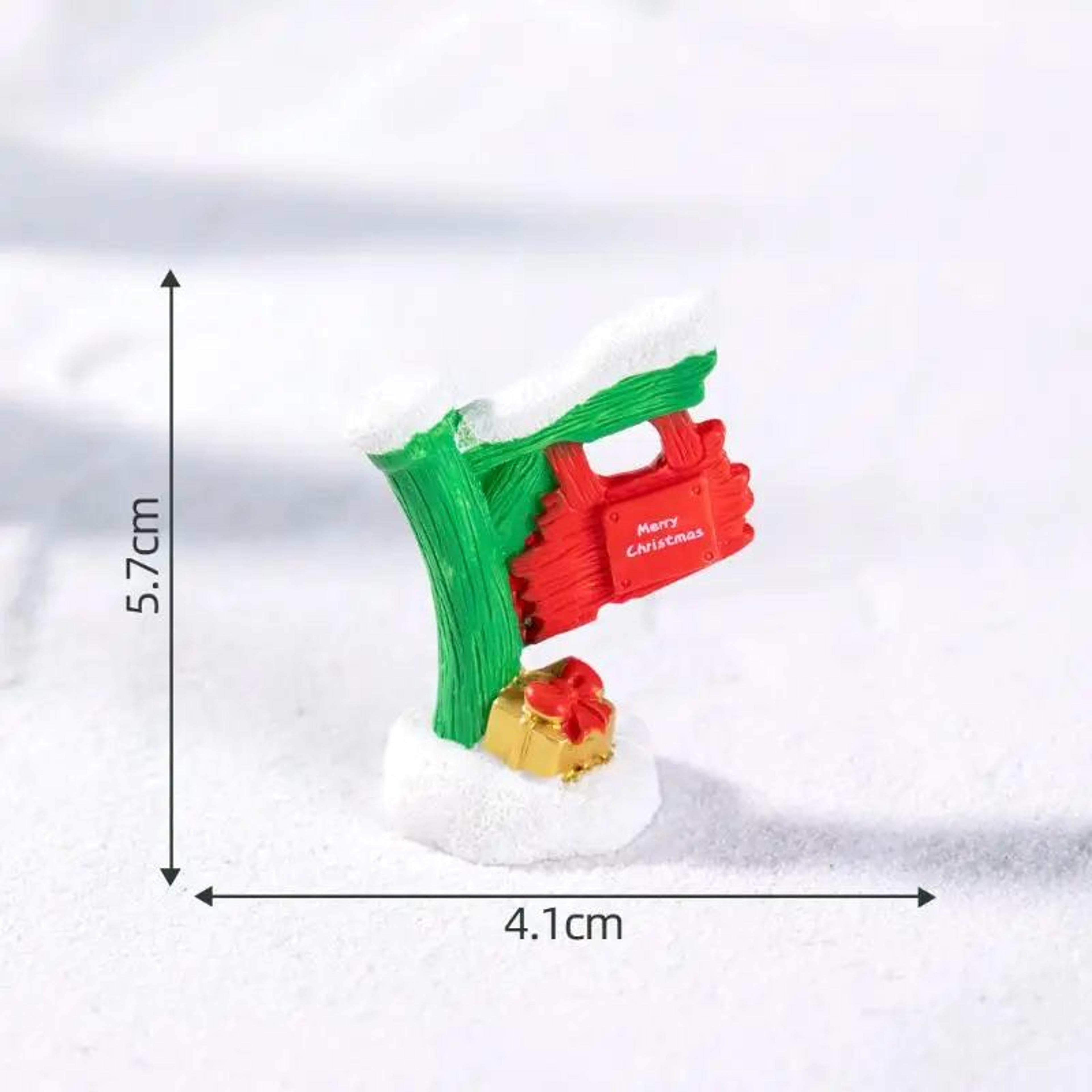 Mini Resin Road Sign Fairy Garden Decor Set 11