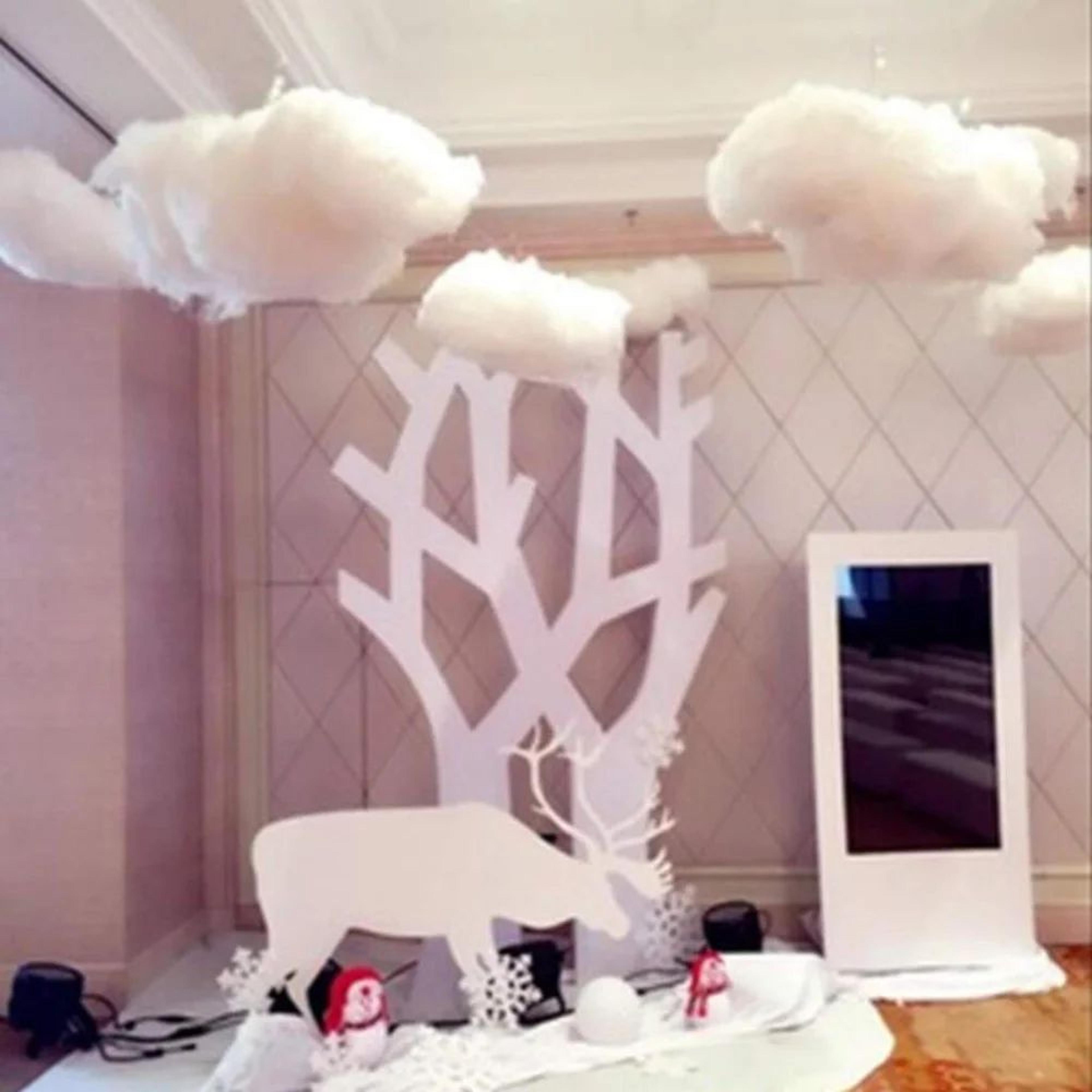 Dreamy Floating Cloud Ceiling Decor Set 3D Artificial Cloud Room Decoration 1