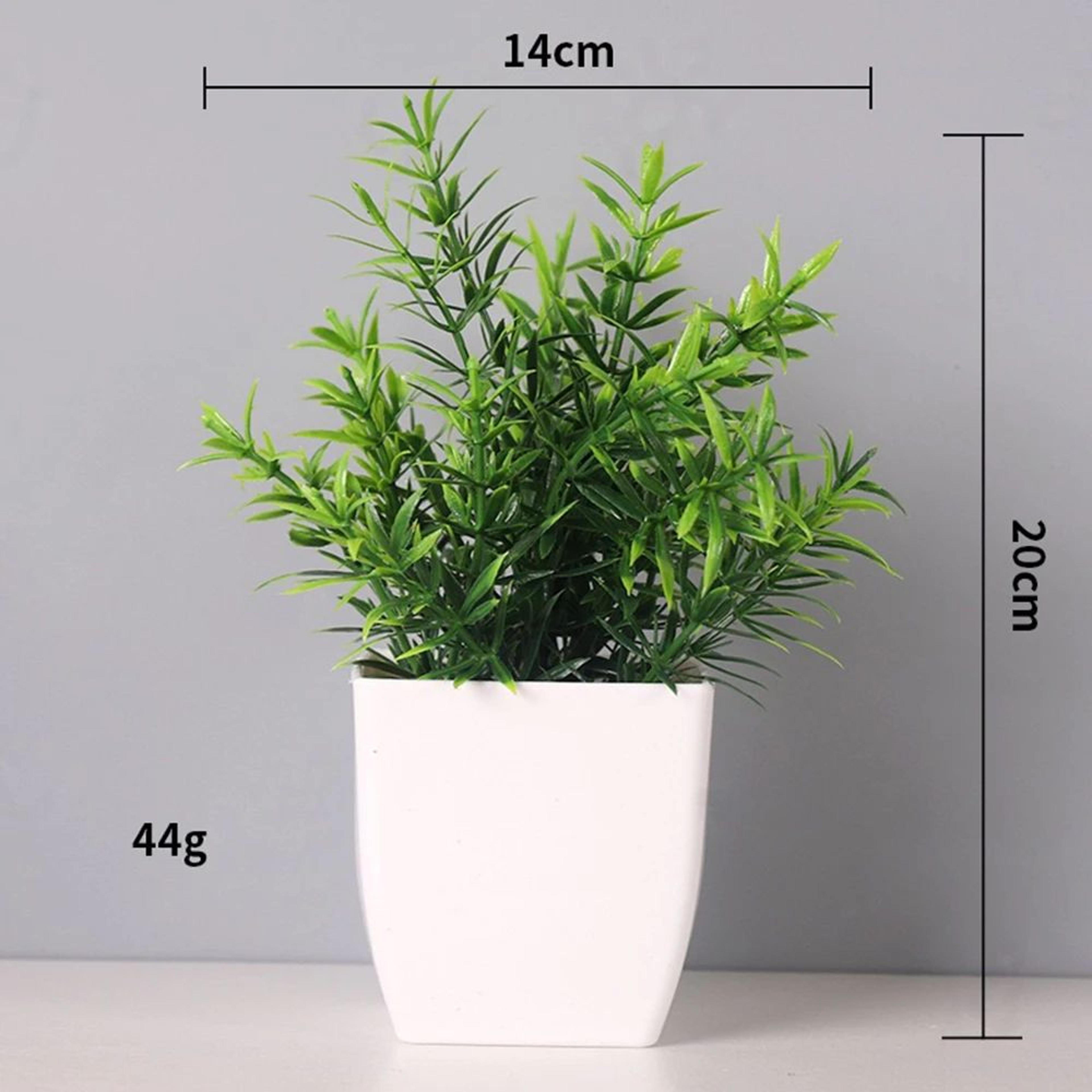 Artificial Bonsai Plant Vibrant Tabletop Greenery Decor For Home Office 5