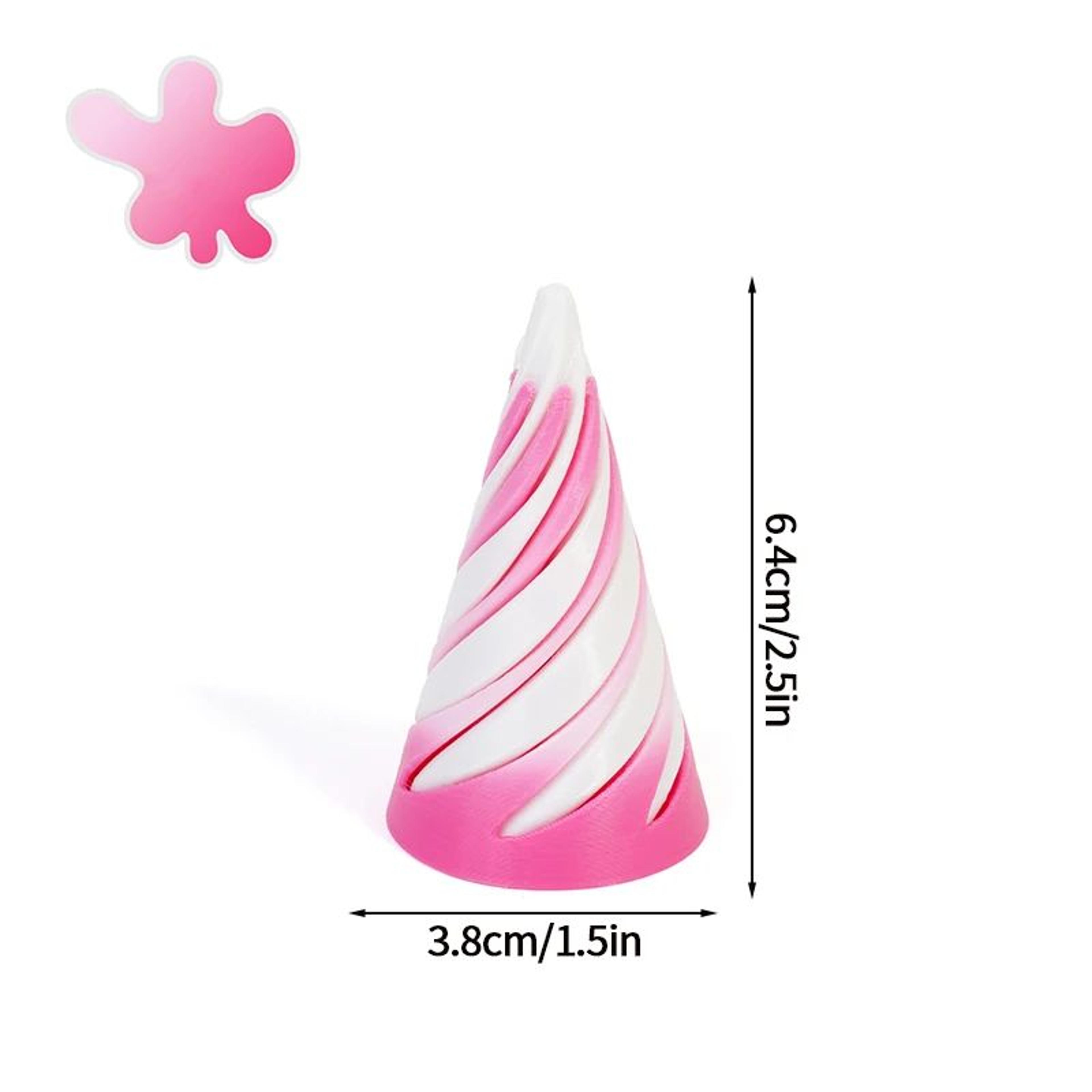 3D Printed Rotating Pyramid Fidget Toy Anti Stress Spiral Cone 20