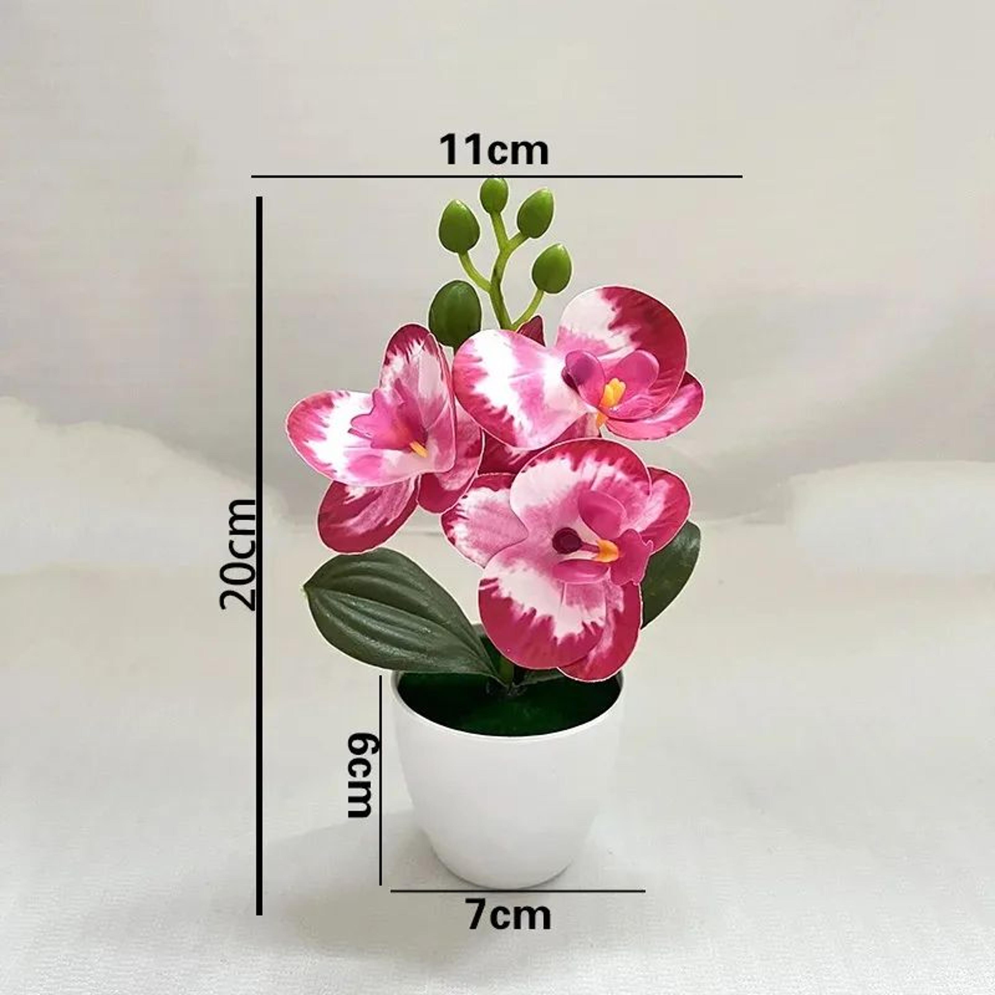Mini Artificial Bonsai Plant Potted Desktop Faux Plant Decor 5