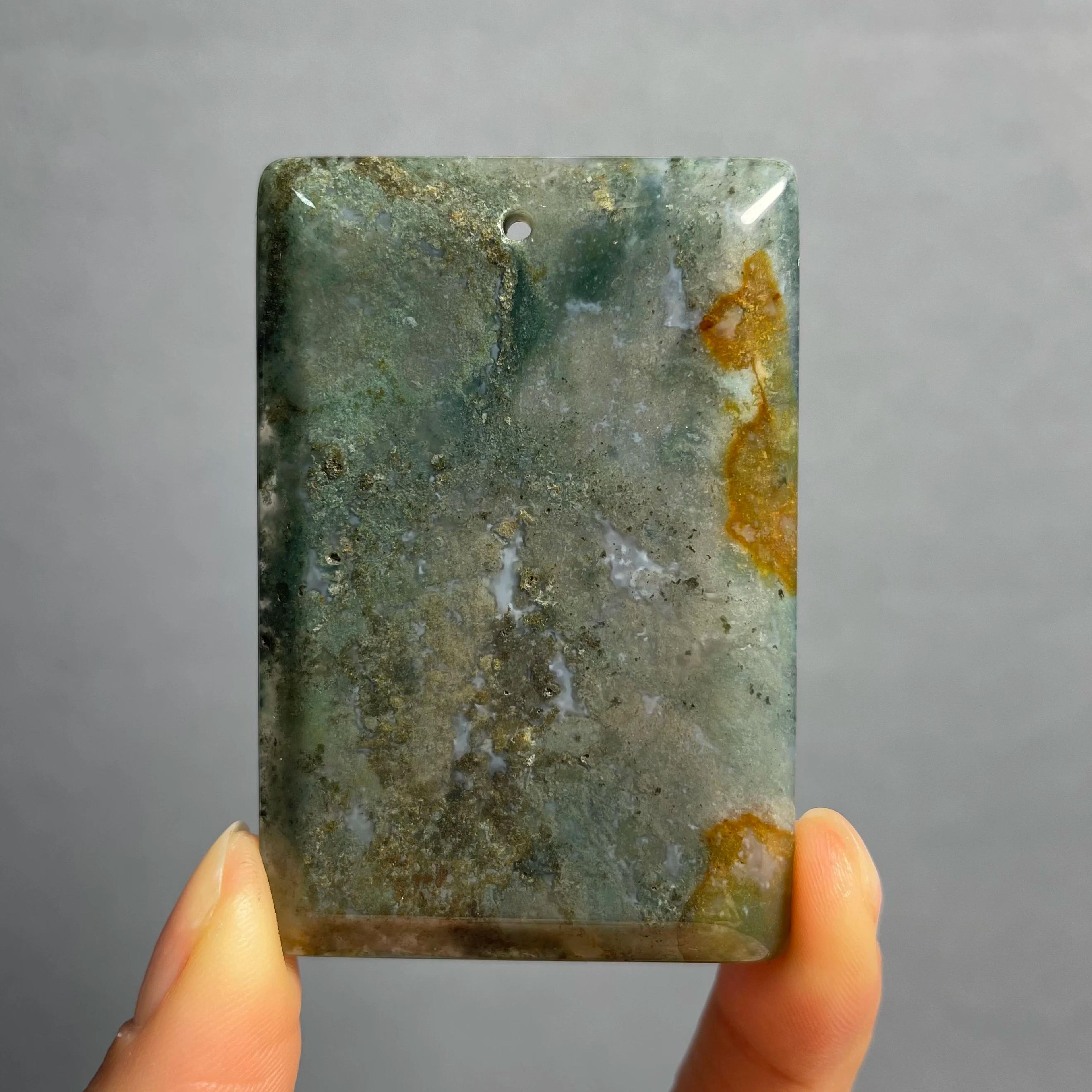Natural Agate Crystal Pendant Polished Stone Jewelry And Home Decor Accent 6