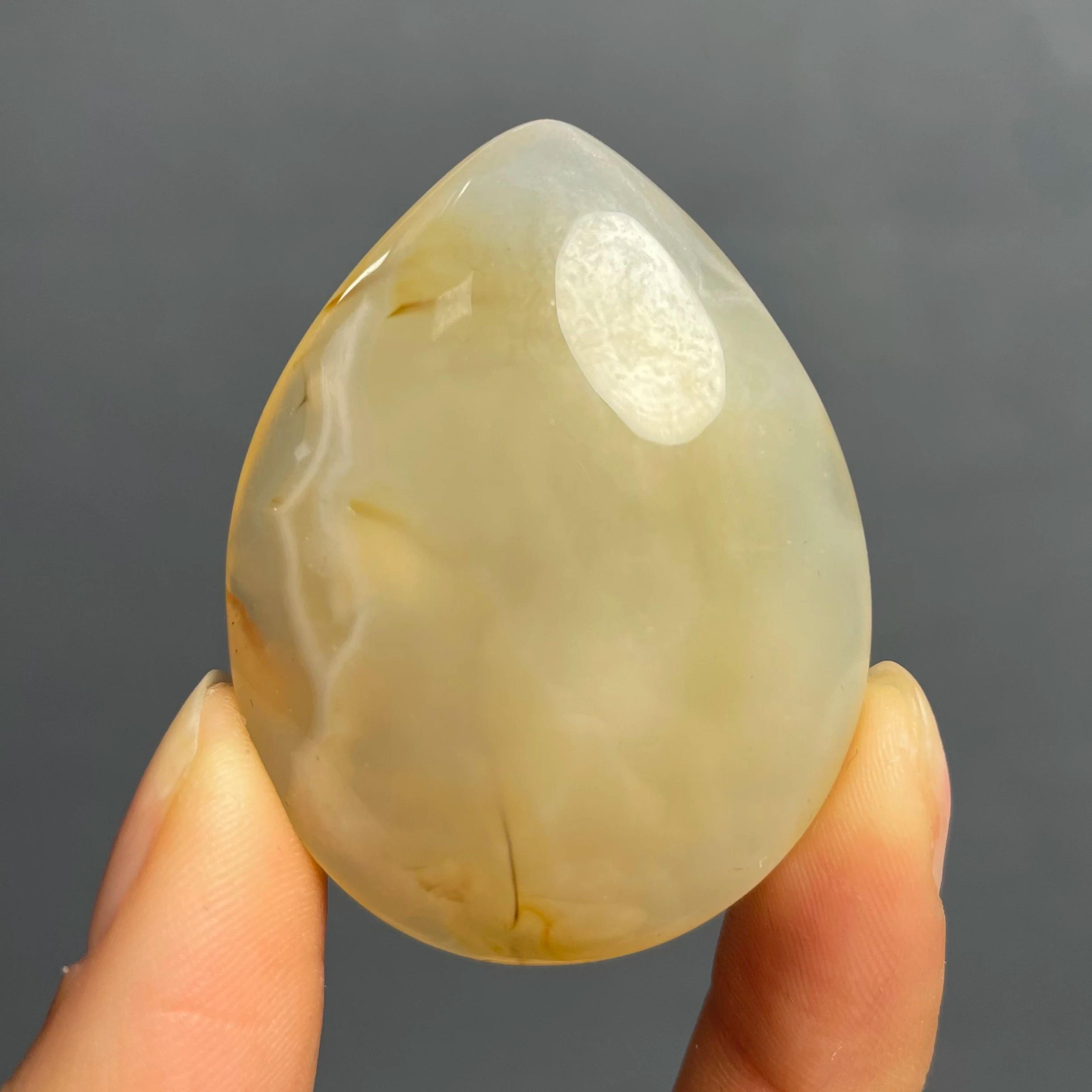 Natural Agate Crystal Pendant Polished Stone Jewelry And Home Decor Accent 12
