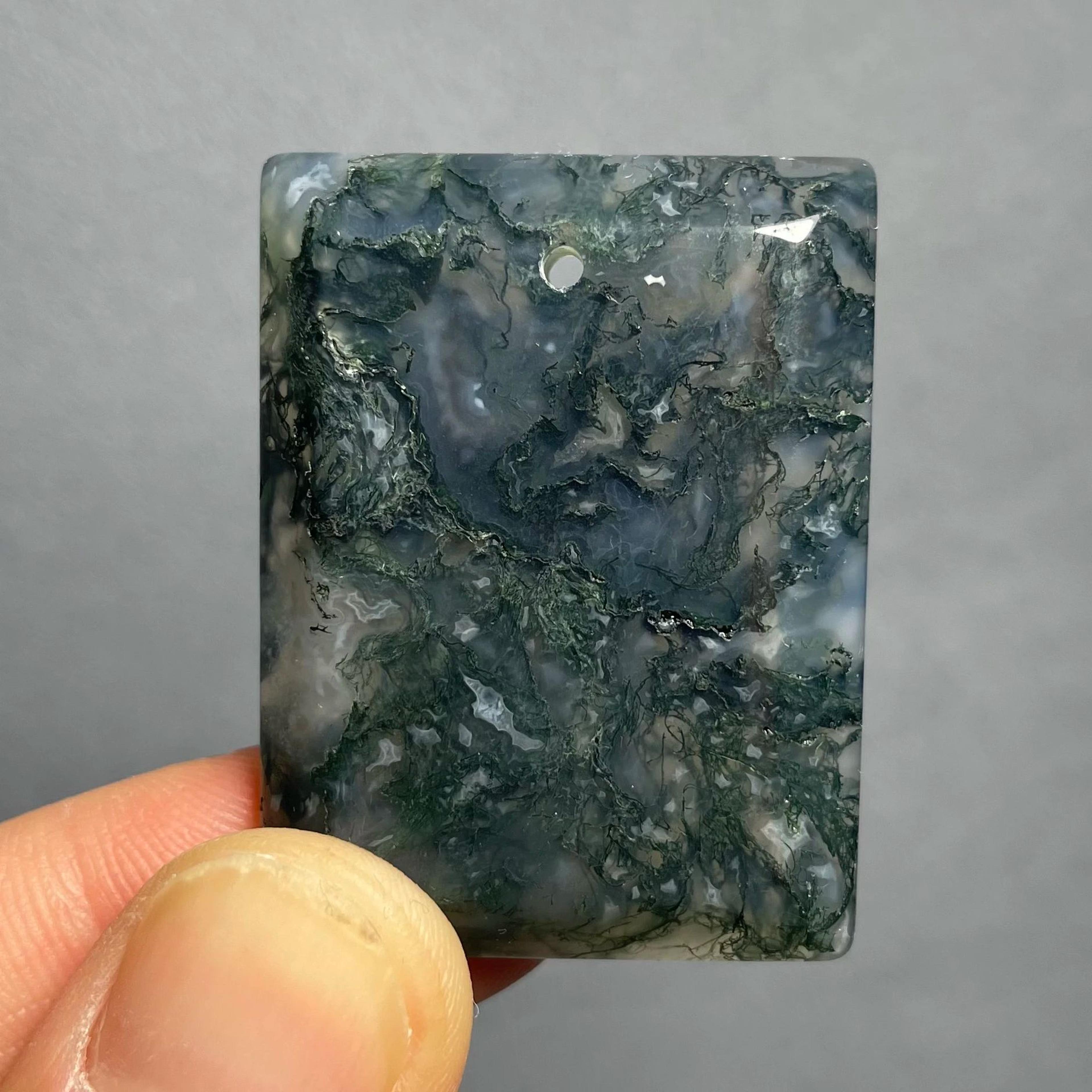 Natural Agate Crystal Pendant Polished Stone Jewelry And Home Decor Accent 17
