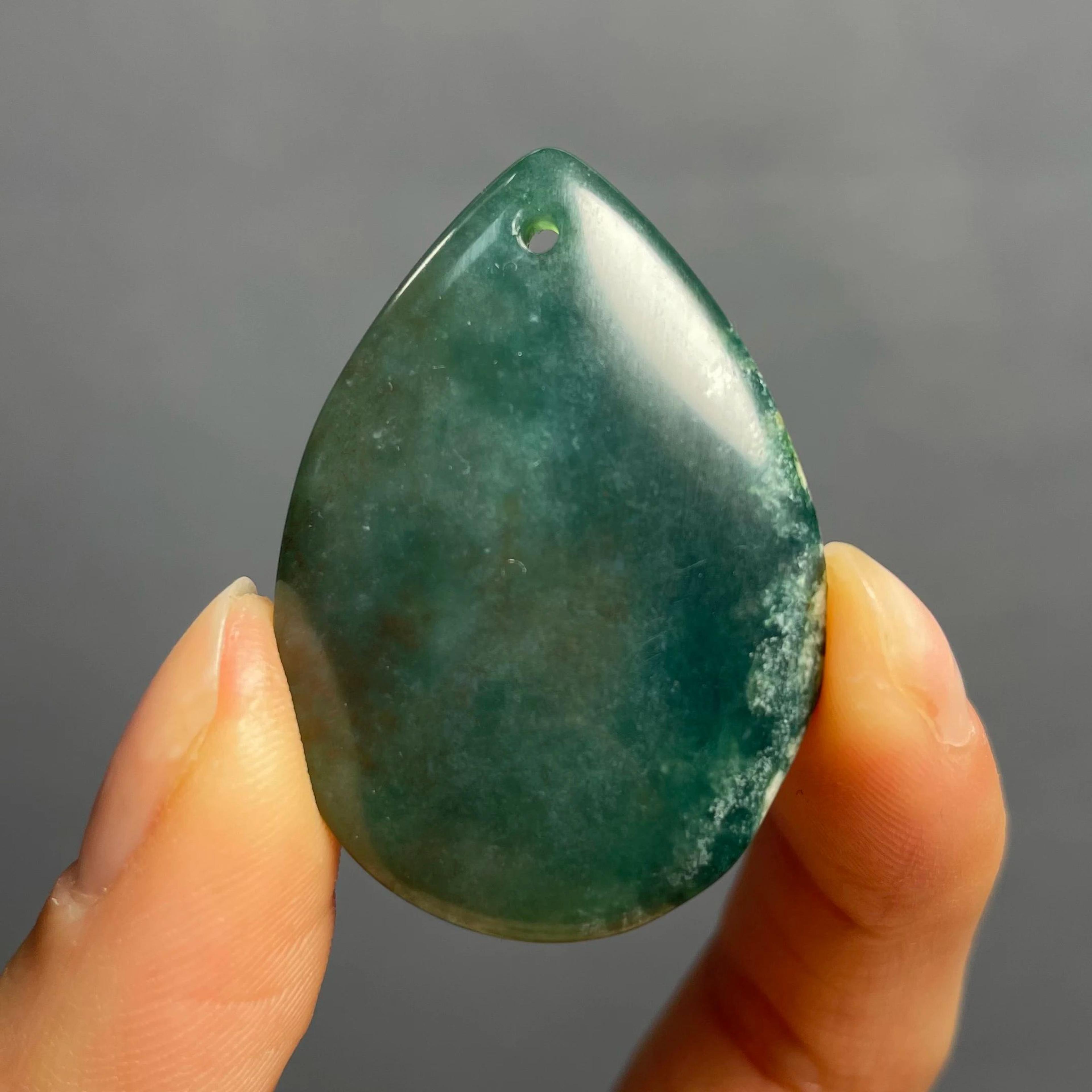 Natural Agate Crystal Pendant Polished Stone Jewelry And Home Decor Accent 26