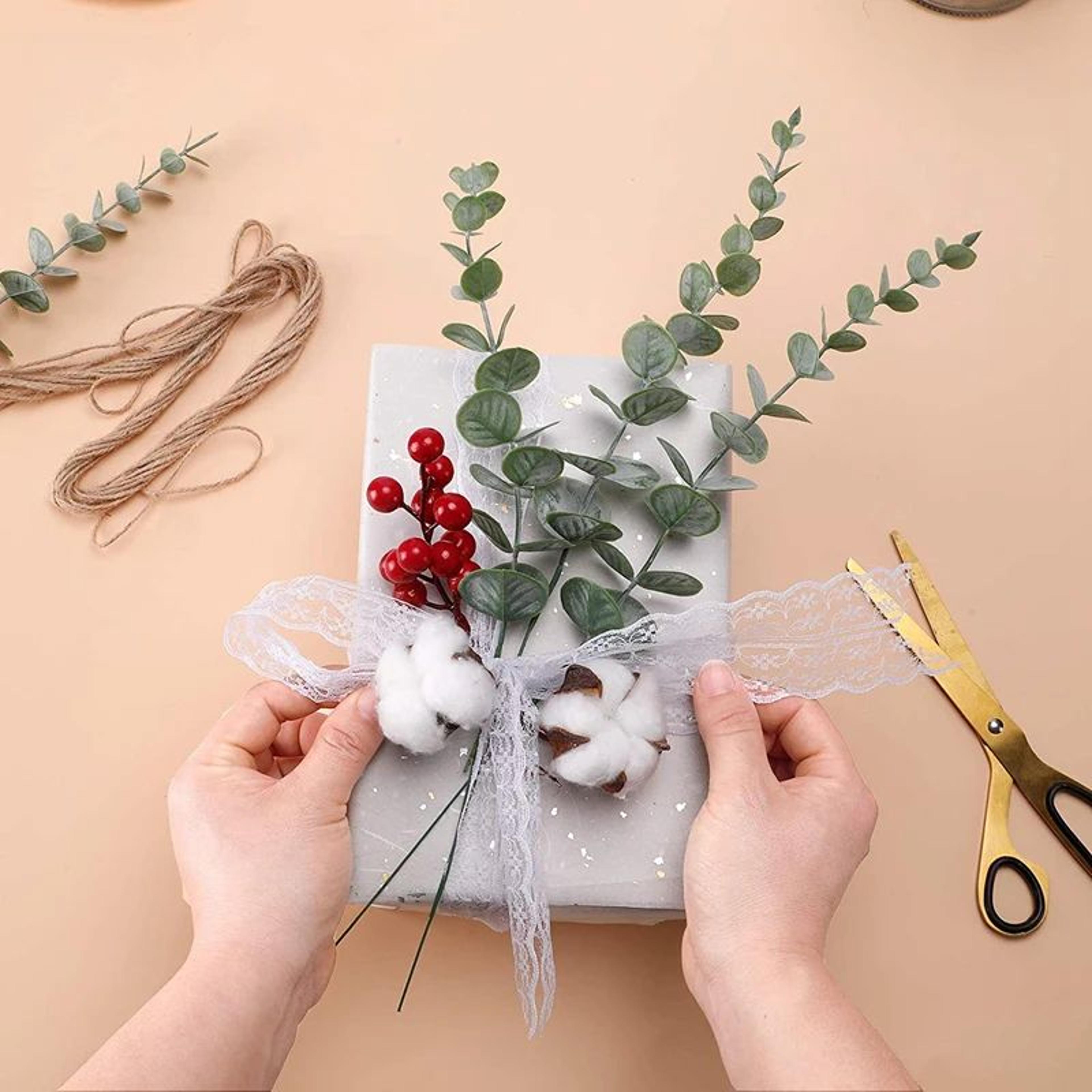 Artificial Eucalyptus Leaves Realistic Faux Greenery For Home Decor And DIY 1