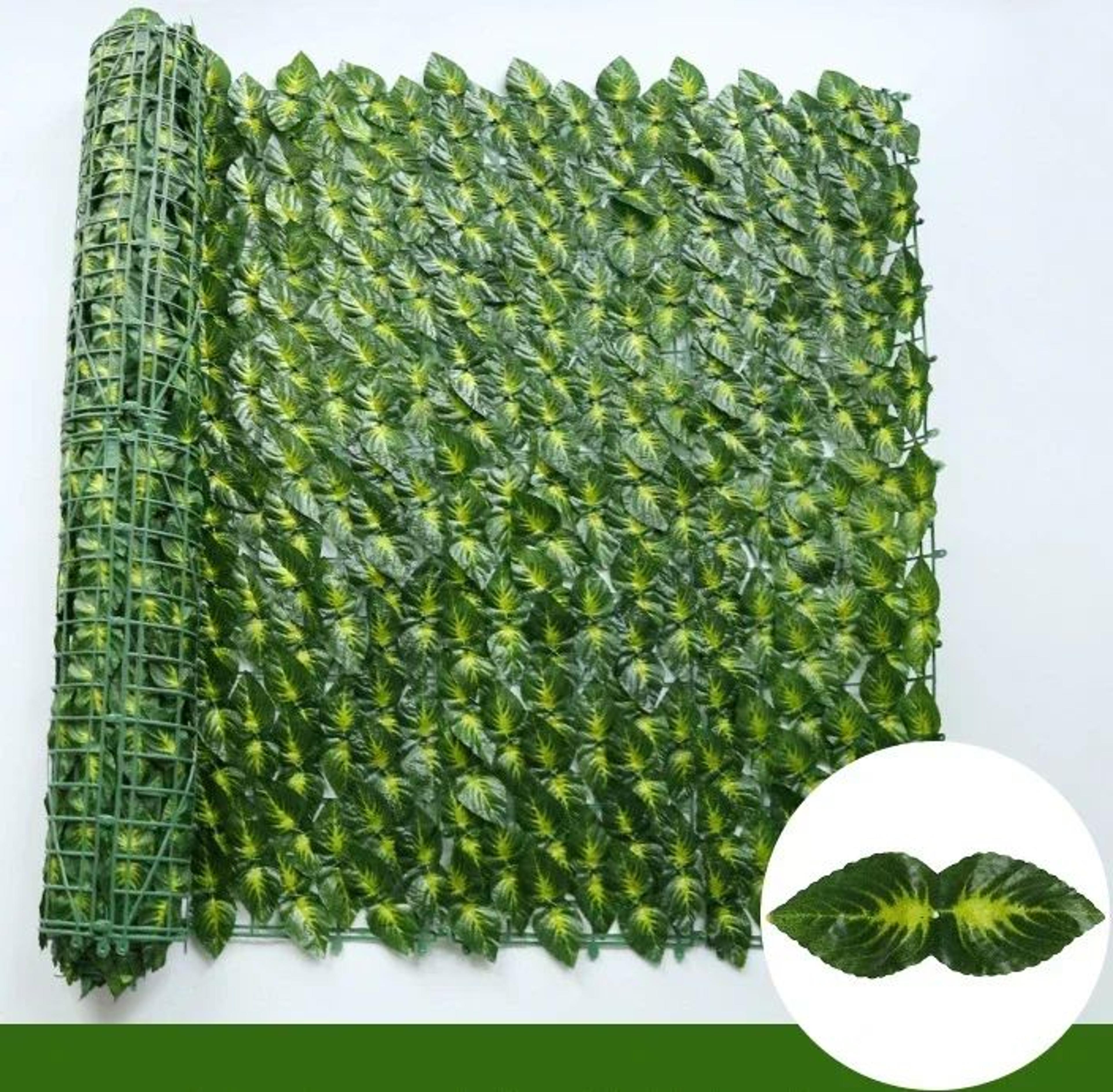 Premium Artificial Ivy Fence Privacy Screen For Garden Balcony And Wall Decor 7